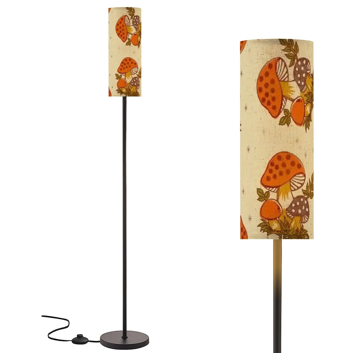 Kate McEnroe New York Merry Mushroom Mid Century Modern Floor Lamp, Cottagecore Retro Lighting Accent, Vintage Home DecorFloor Lamps9H8Xlyi4zV