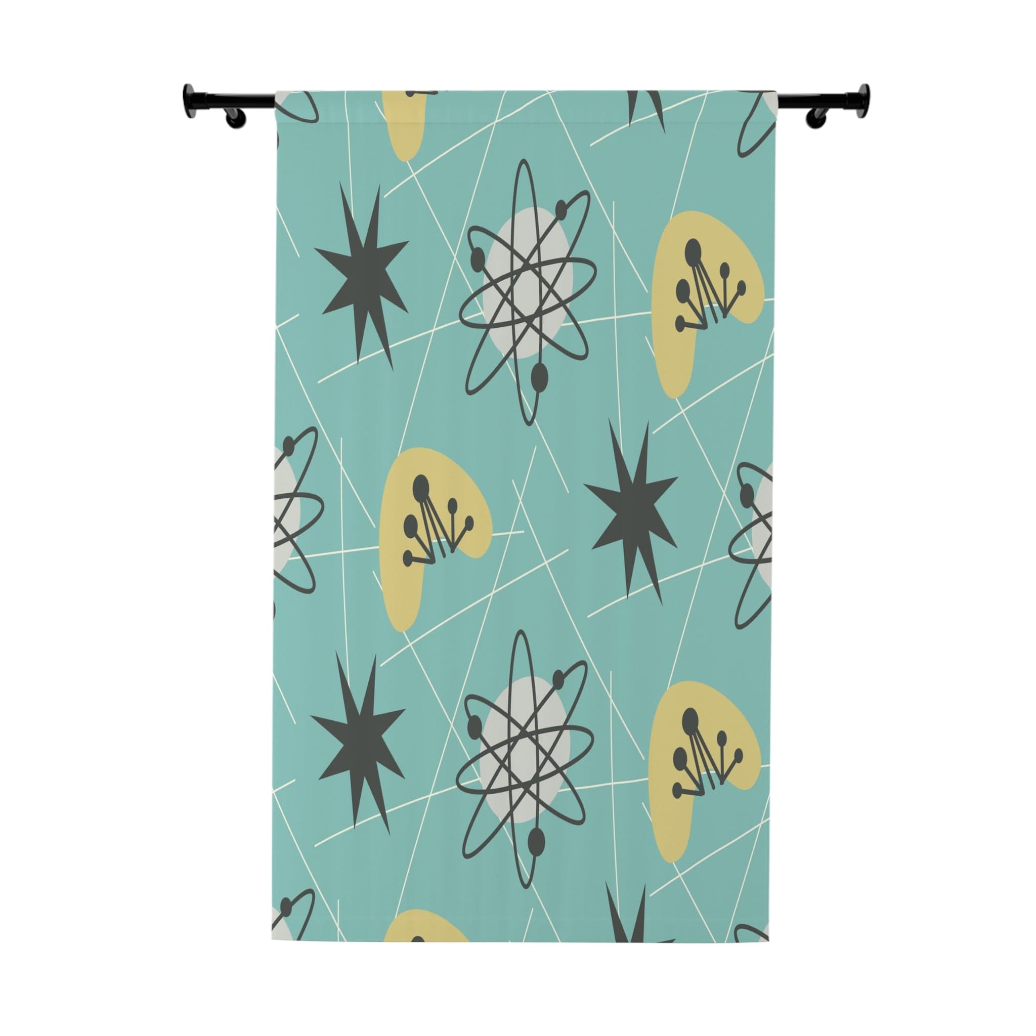 Kate McEnroe New York Mid Century 1950s Atomic Window CurtainsWindow CurtainsCurtainBlackout - 50x84 - SinglePanel - 20221203143144687