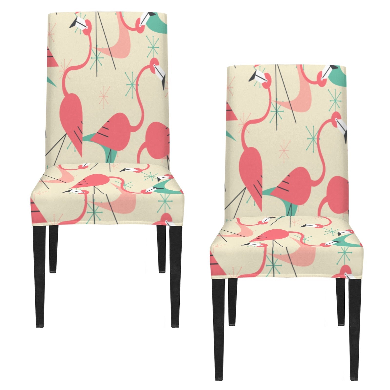 Kate McEnroe New York Mid Century Atomic Flamingo Dining Chair SlipcoversChair SlipcoversD3232934