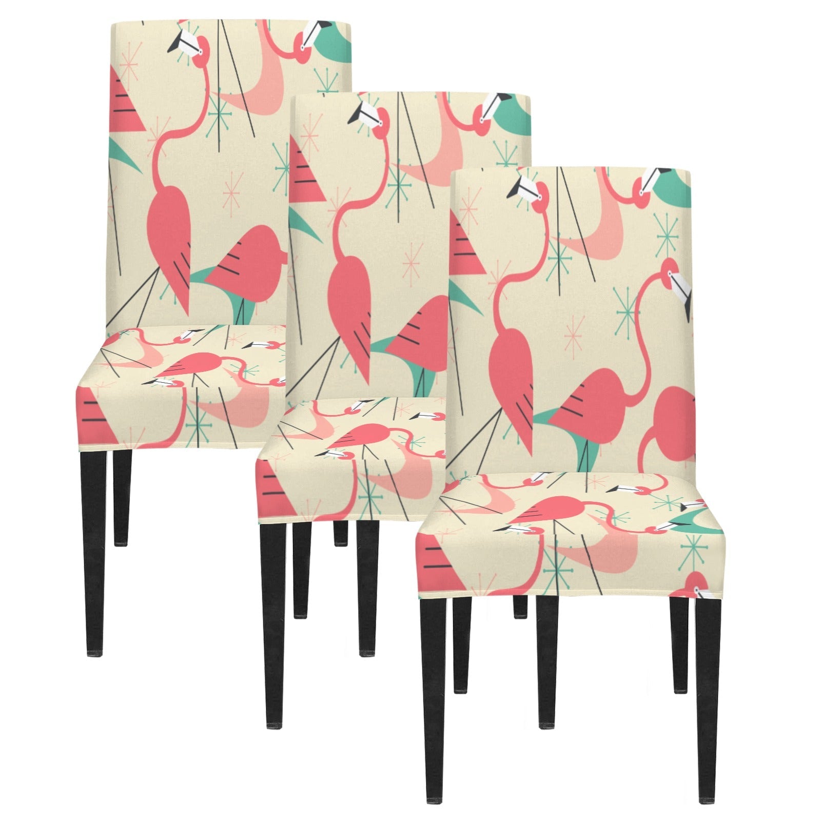 Kate McEnroe New York Mid Century Atomic Flamingo Dining Chair SlipcoversChair SlipcoversD3232937
