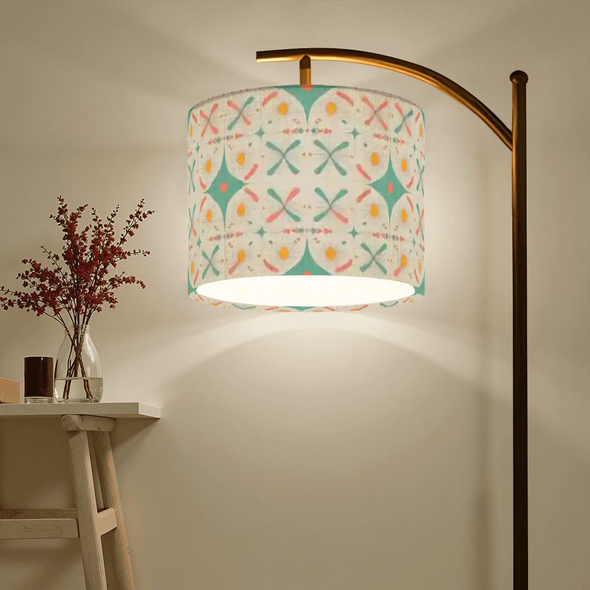 Kate McEnroe New York Mid Century Atomic Starburst Geometric Arc Floor LampArc Floor LampsRcEKpTw27Z