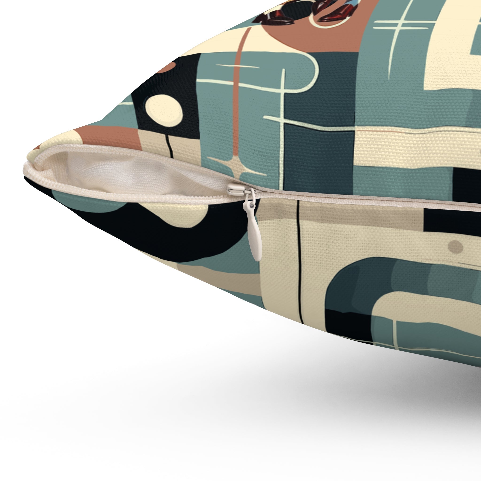 Kate McEnroe New York Mid Century Bauhaus Dapper Dudes Throw PillowThrow Pillows18649922567651649573