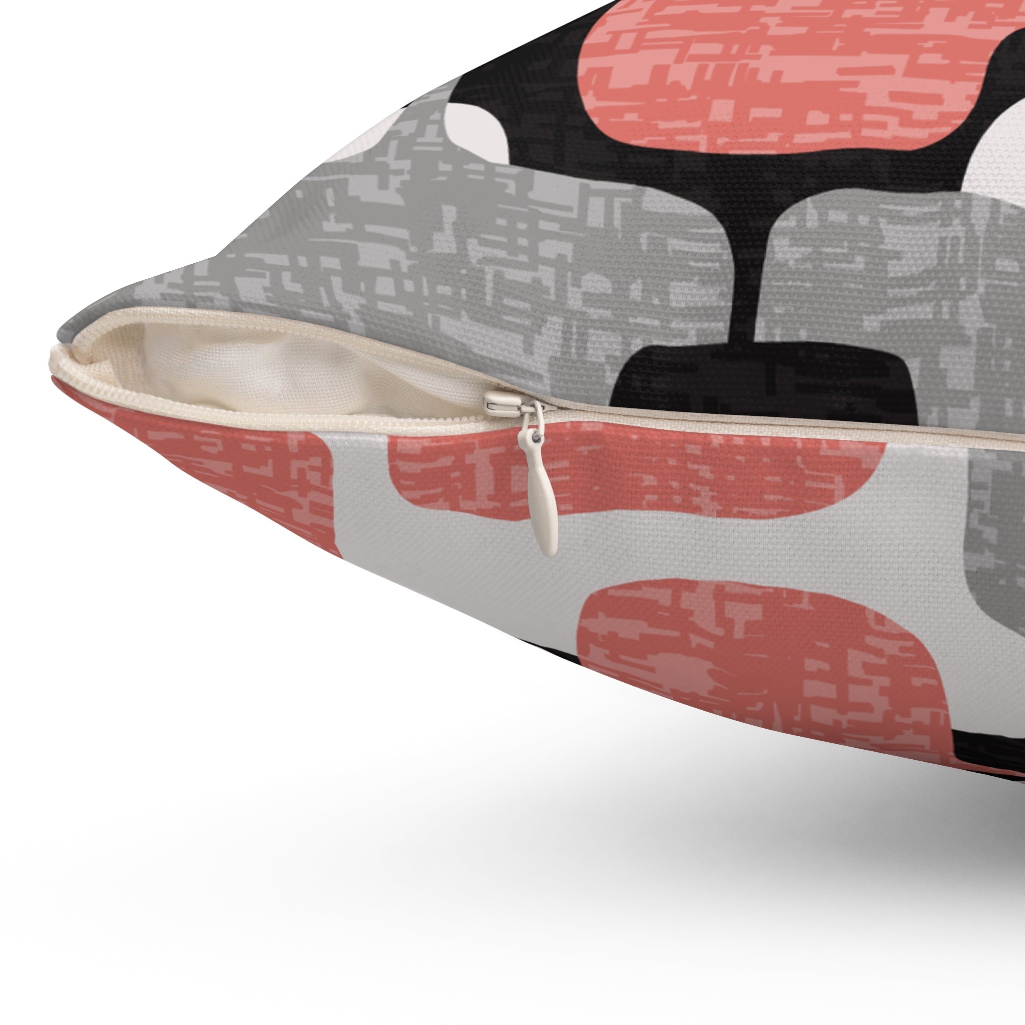 Kate McEnroe New York Mid Century Modern 1950s Retro Abstract Geometric Throw PillowThrow Pillows61651965403656069807