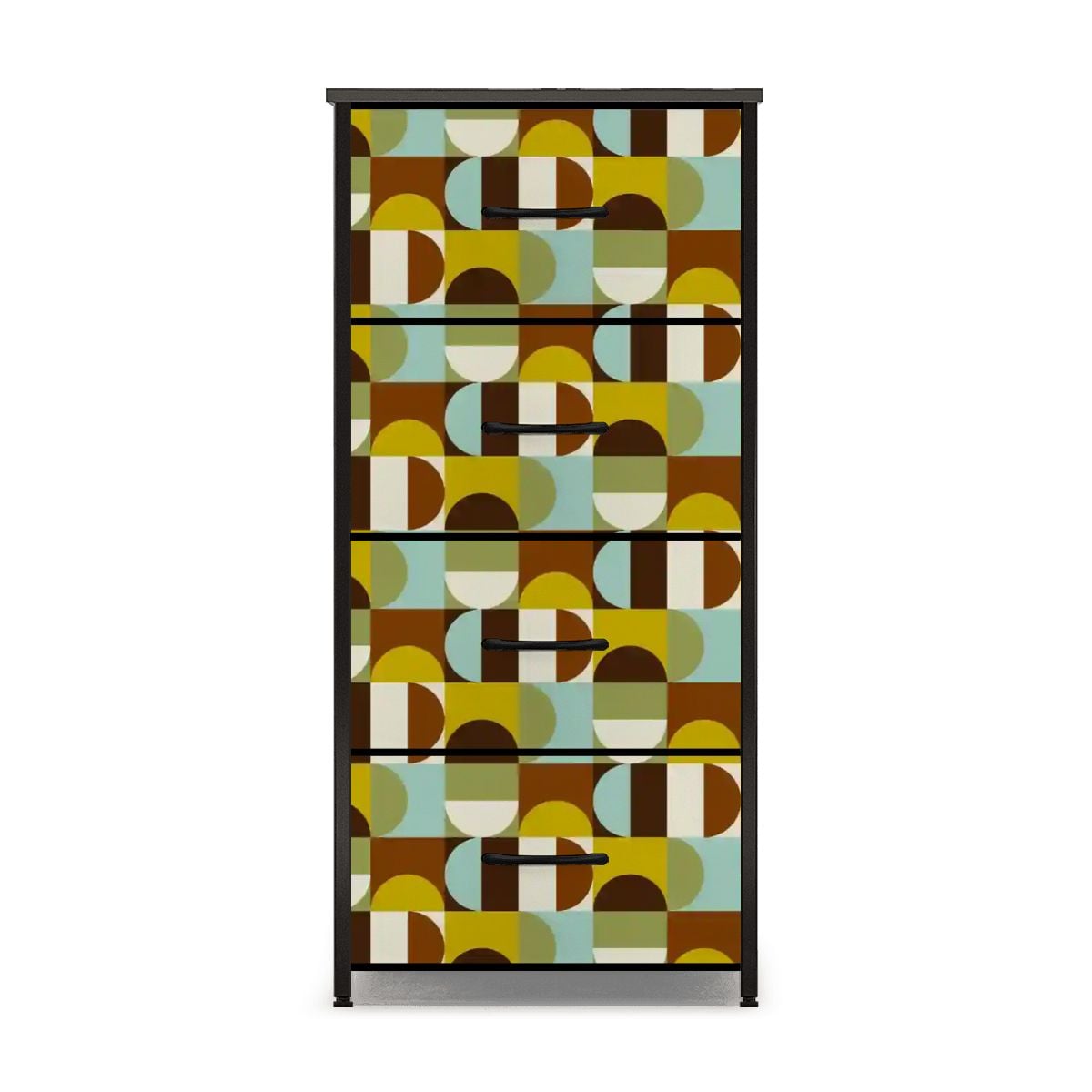 Kate McEnroe New York Mid Century Modern Abstract Geometric Retro 50s 4 Drawer DresserDressersnaovHdCWg8