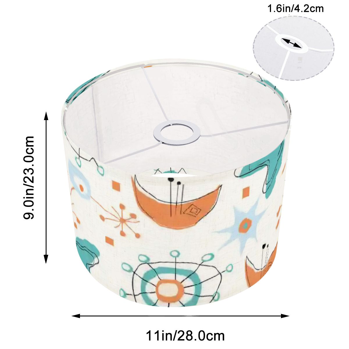 Kate McEnroe New York Mid Century Modern Arc Floor Lamp, Atomic Boomerang Starburst Shade, Retro 50s Accent LightingArc Floor Lamps4cVIXrrlG1