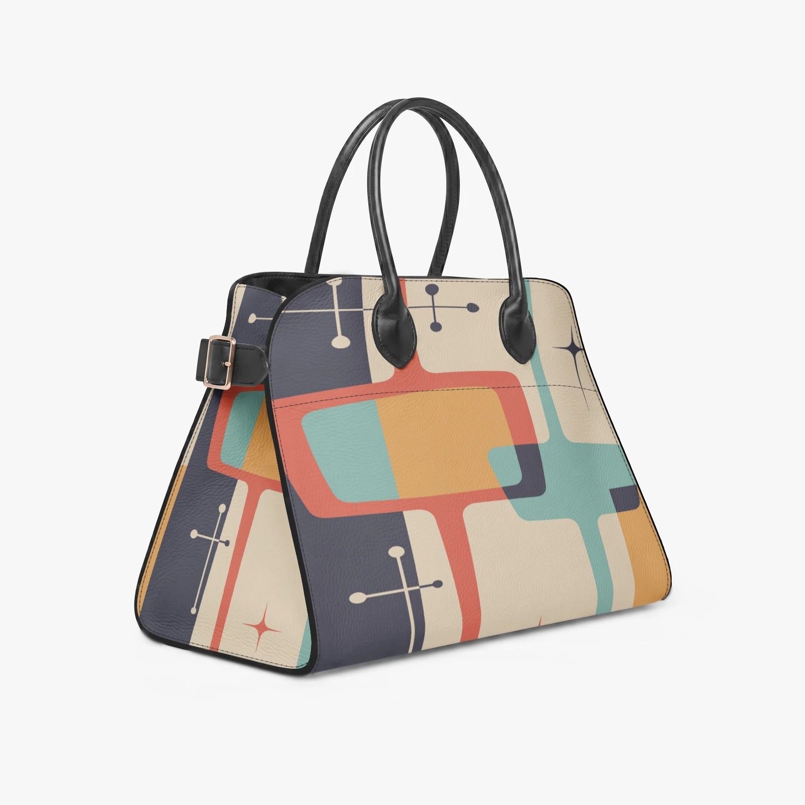 Kate McEnroe New York Mid Century Modern Atomic Cat Abstract Block Satchel HandbagHandbagsca9k0tbj_001