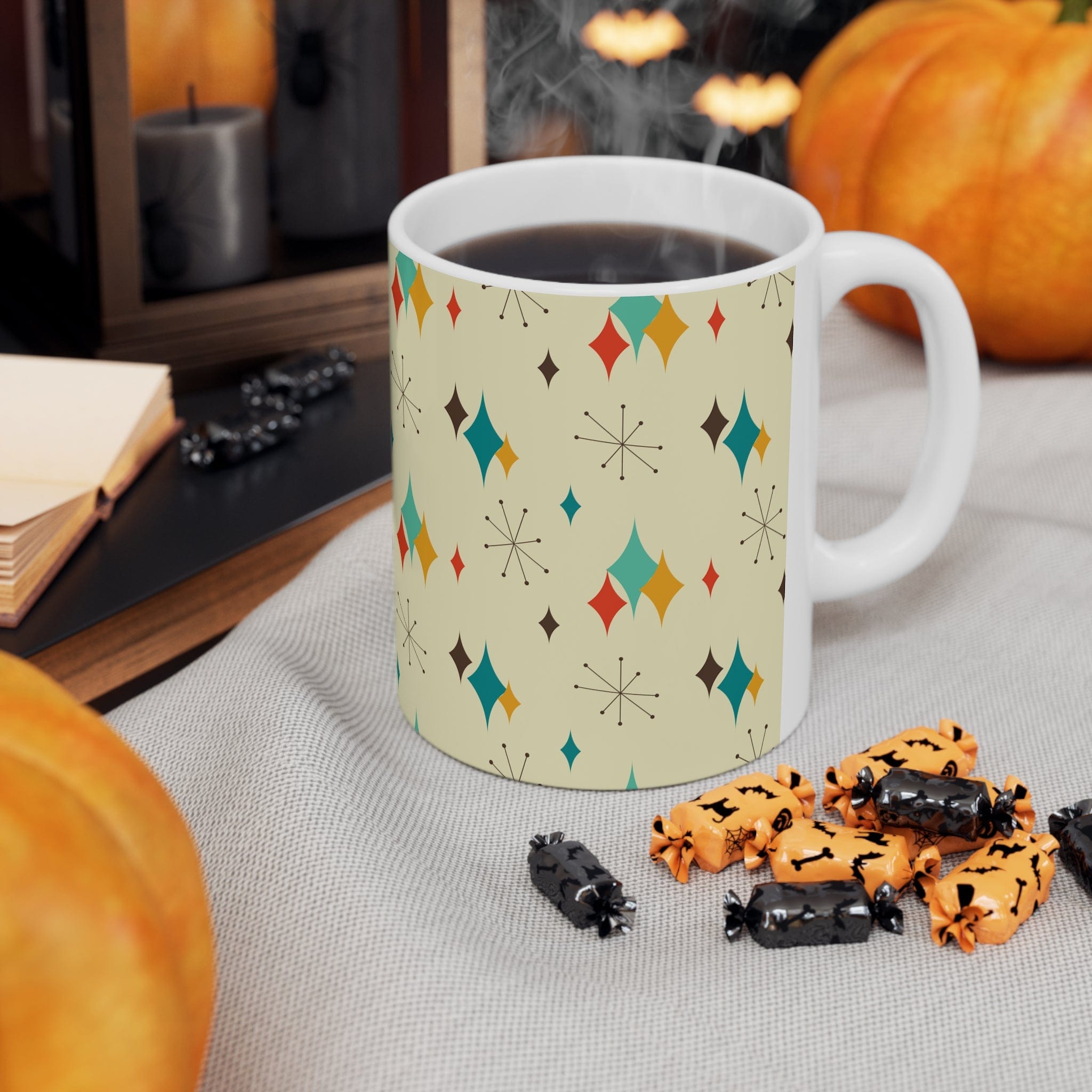 Kate McEnroe New York Mid Century Modern Atomic Diamond Starburst MugMugs17677396054781367638