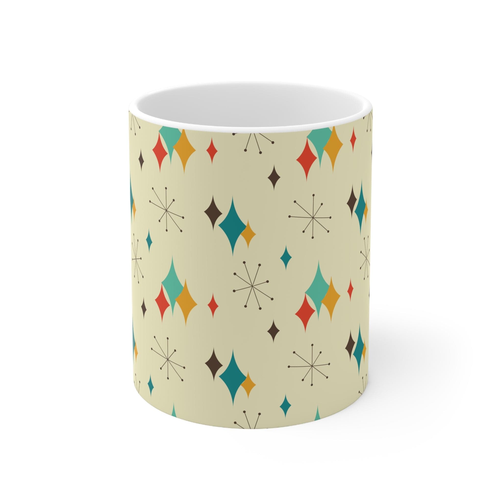Kate McEnroe New York Mid Century Modern Atomic Diamond Starburst MugMugs17677396054781367638