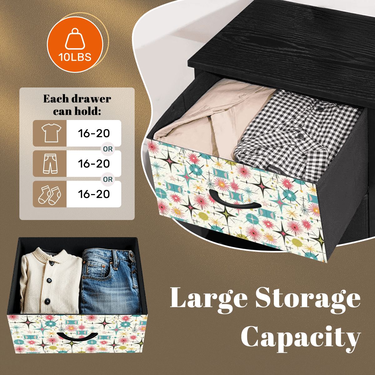 Kate McEnroe New York Mid Century Modern Atomic Starburst Tallboy Storage ChestDressersz4jCWJxqbr