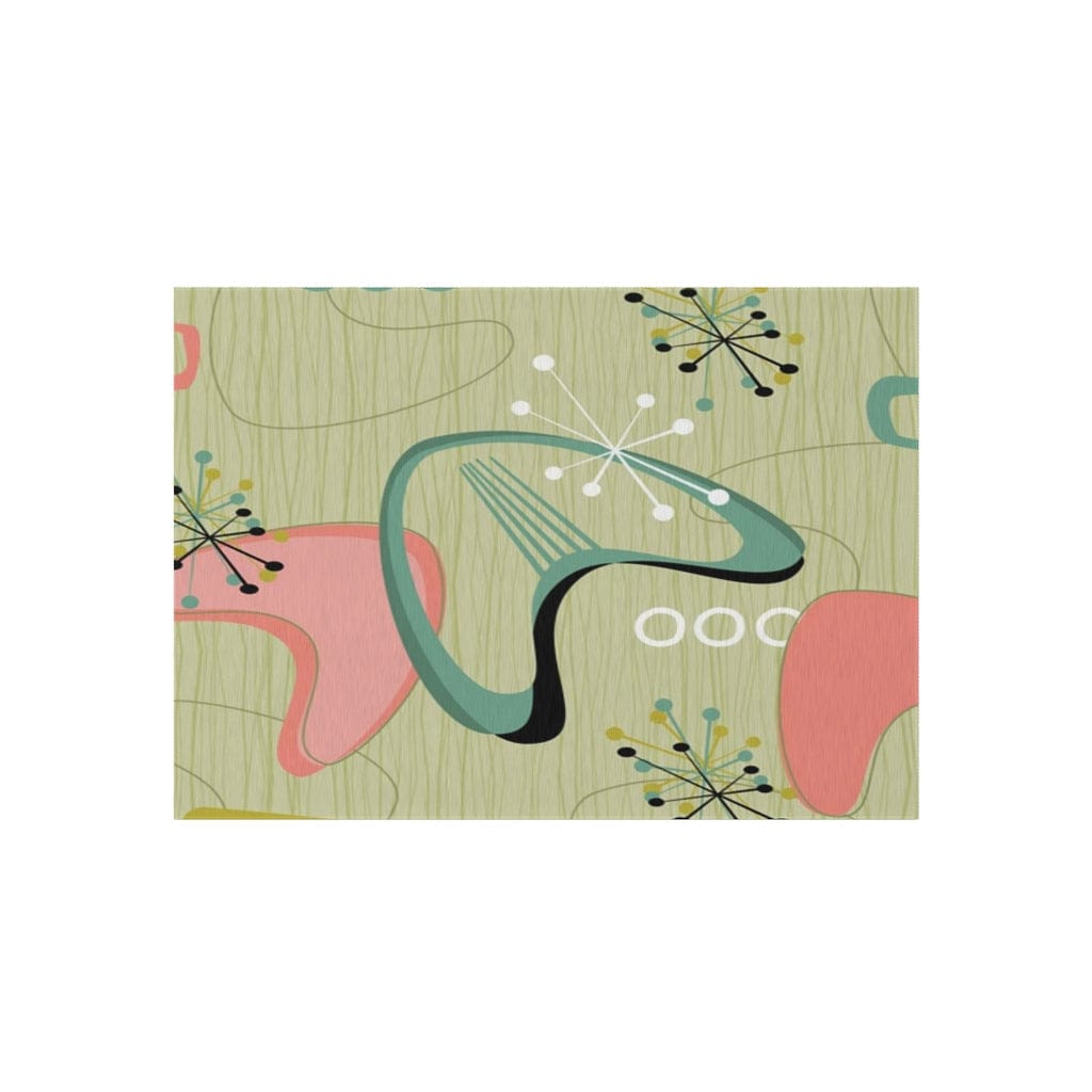 Kate McEnroe New York Mid Century Modern Boomerang Outdoor RugRugs18992108417235326316