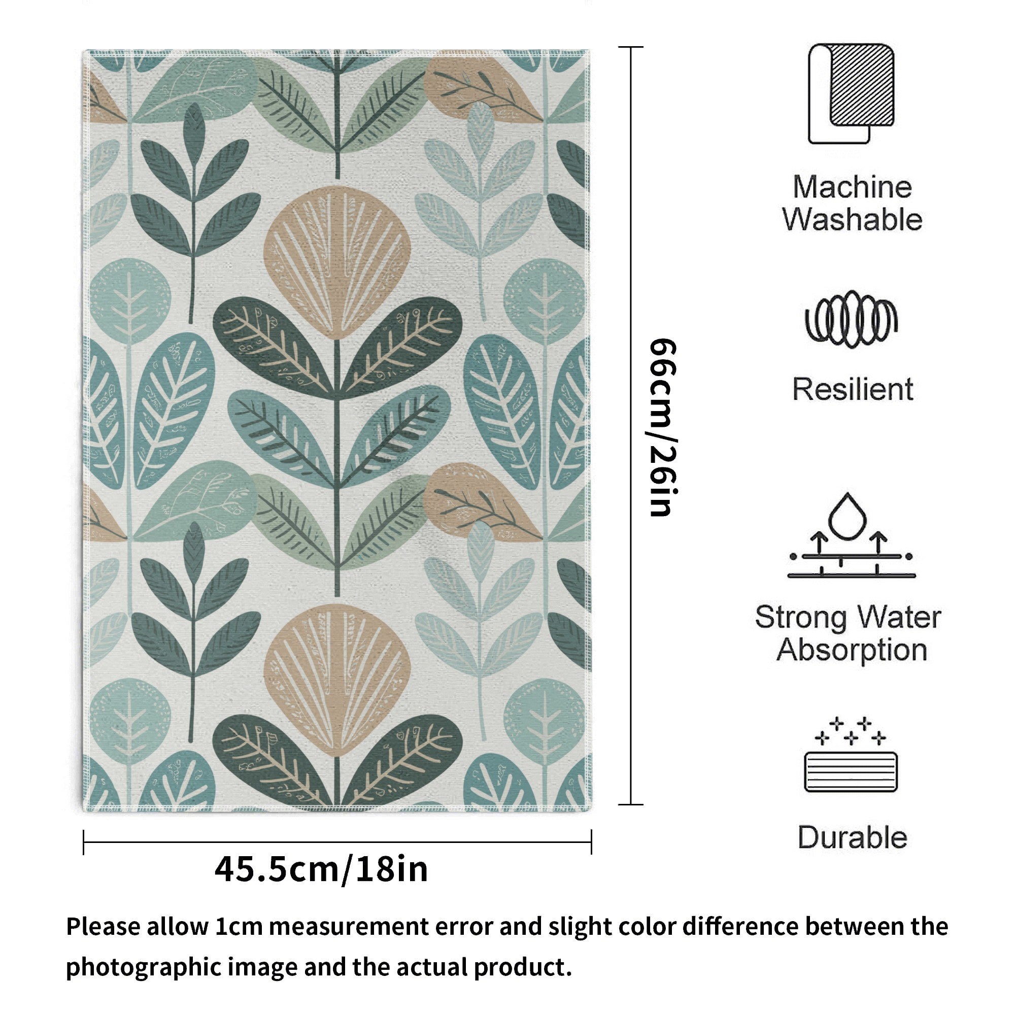 Kate McEnroe New York Mid Century Modern Dish Towel Set, Retro Scandinavian Geometric Kitchen LinensDish TowelsY572VGPW - 1