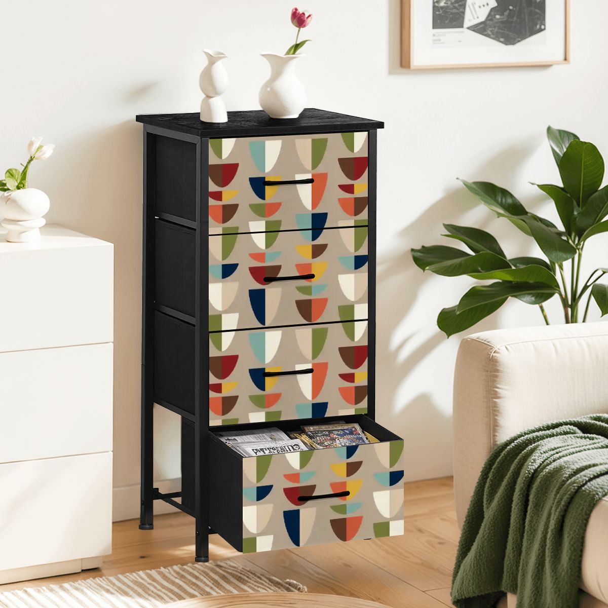Kate McEnroe New York Mid Century Modern Geometric Half Moon DresserDresserspb7lQzLxGt