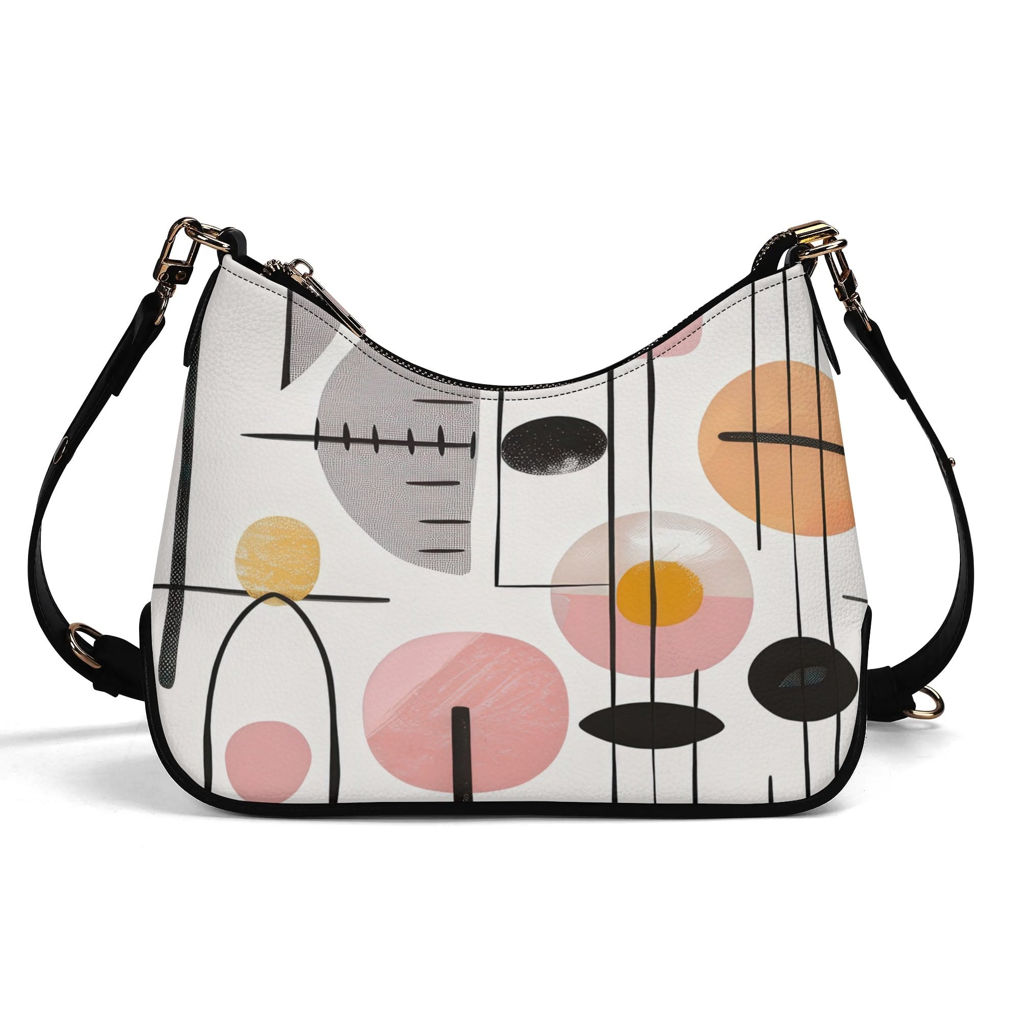 Kate McEnroe New York Mid Century Modern Geometric Shoulder BagHandbagsNR9DGK7Y - 1