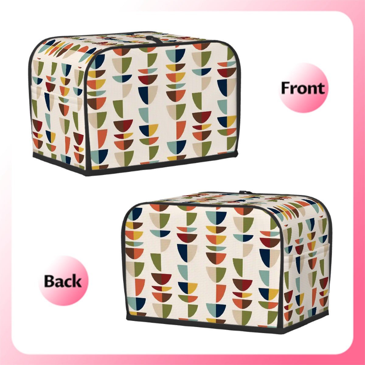 Kate McEnroe New York Mid Century Modern Geometric Toaster Cover, Retro MCM KitchenToaster CoversnfRSpjDZEgL