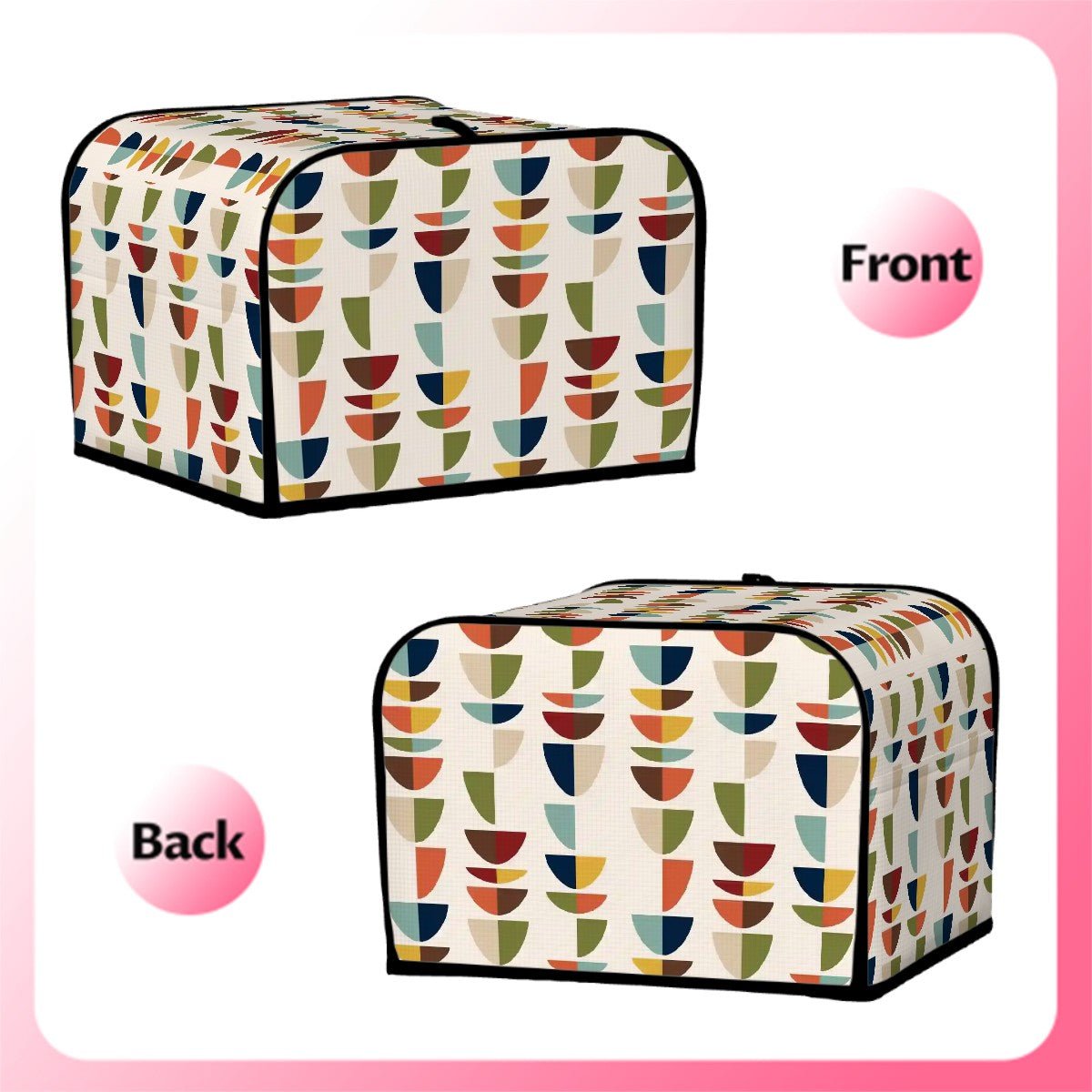 Kate McEnroe New York Mid Century Modern Geometric Toaster Cover, Retro MCM KitchenToaster CoversnfRSpjDZEgL