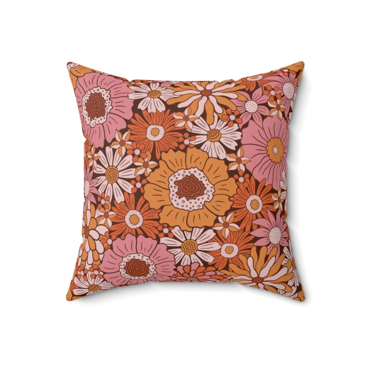 Kate McEnroe New York Mid Century Modern Groovy Floral PillowThrow Pillows21007280403940026370