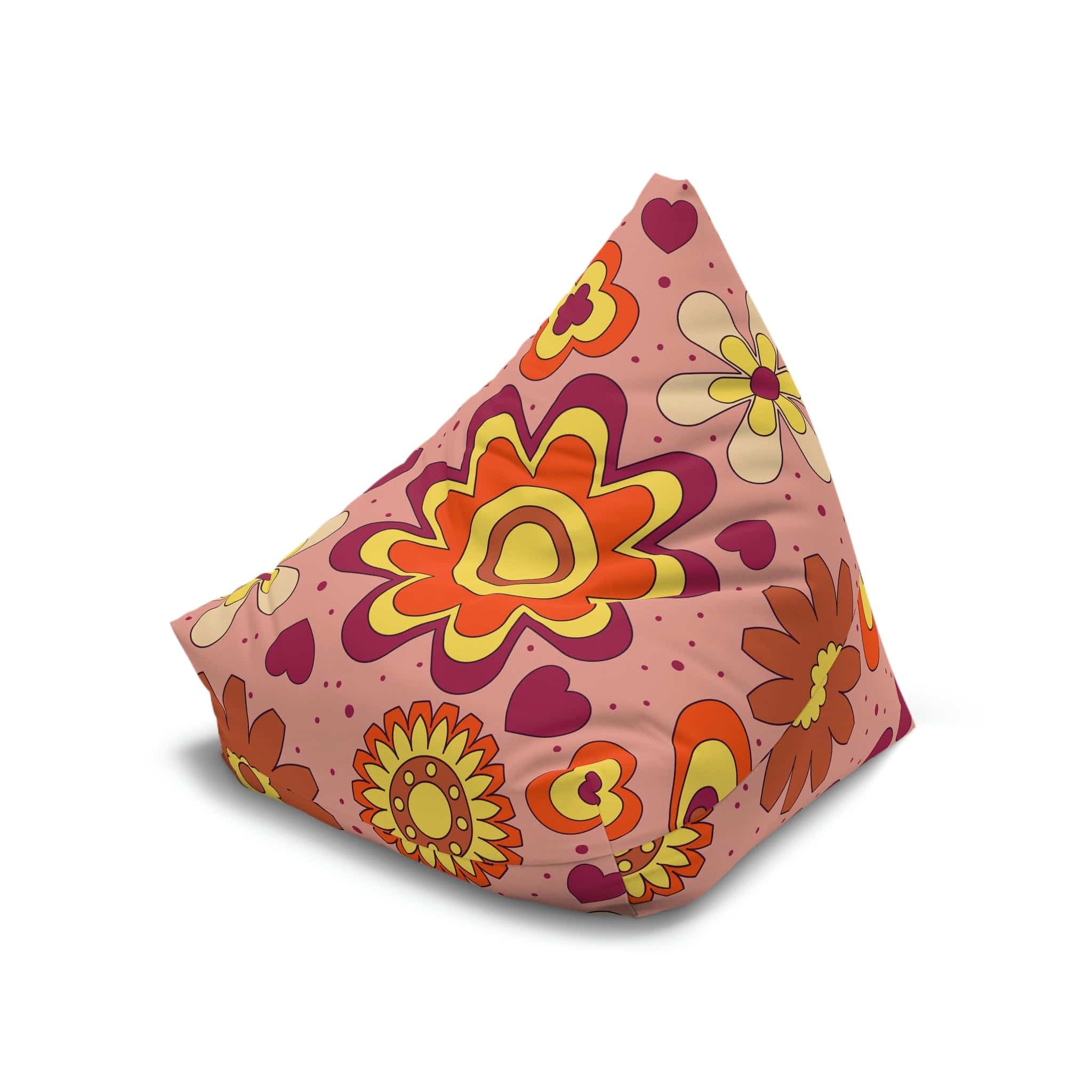 Kate McEnroe New York Mid Century Modern Groovy Hippie Bean Bag Chair CoverBean Bag Chair Covers14541094947140514272