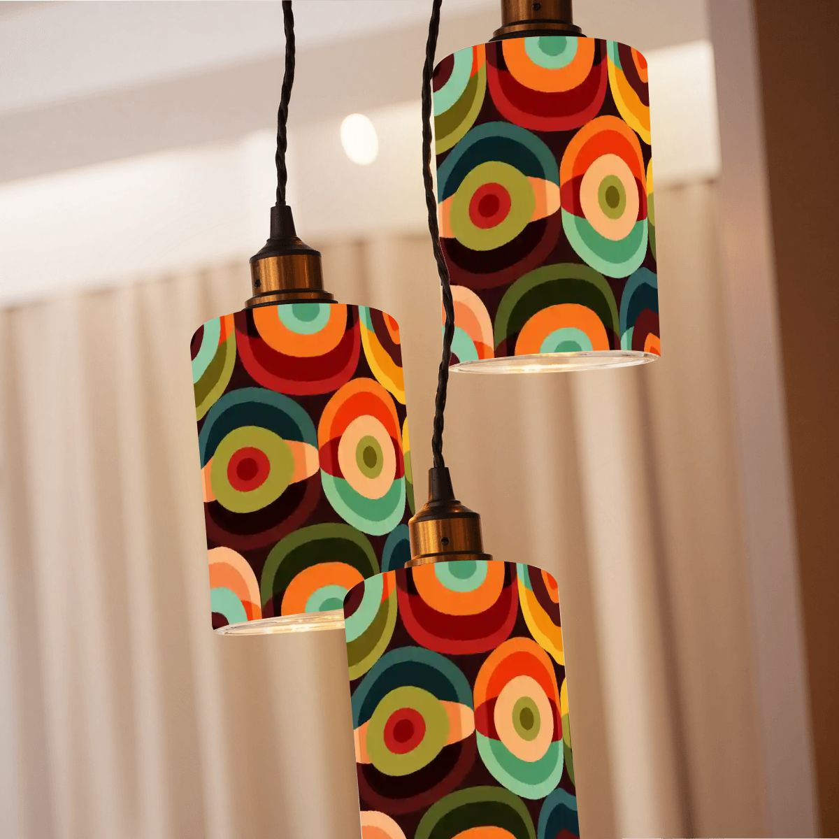 Kate McEnroe New York Mid Century Modern Orb Cylindrical Glass Lamp Shades Set of 3Lamp ShadesajhQNBUgHu