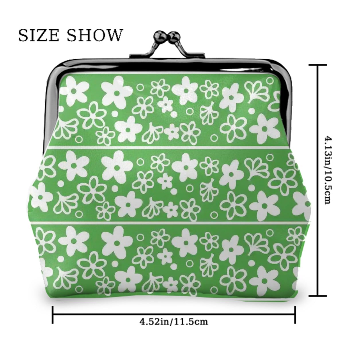 Kate McEnroe New York Mid Century Modern Pyrex Inspired Retro Daisy Floral Kisslock Coin PurseCoin Pursesc5jshvvyhe