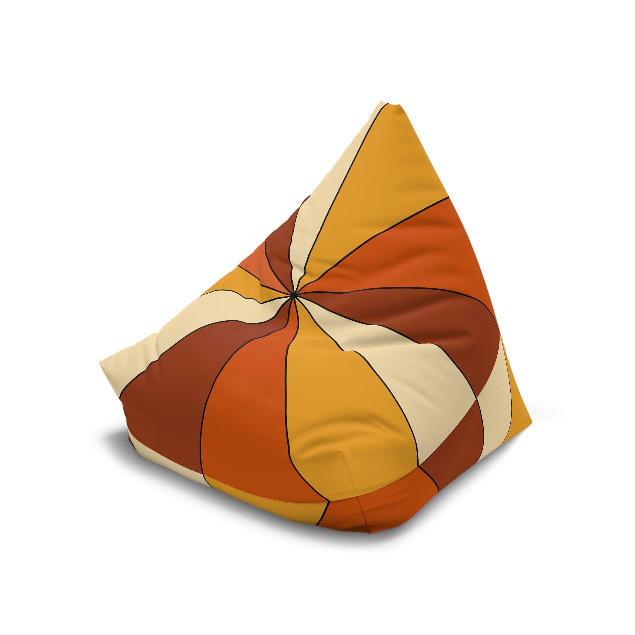 Kate McEnroe New York Mid Century Modern Retro 60, 70s Bean Bag Chair Cover, Hippie Bean Bag Cover for Teens and Adults, Mid Mod Lounge Room, Dorm Room Decor GiftBean Bag Chair Covers14093180989610173602