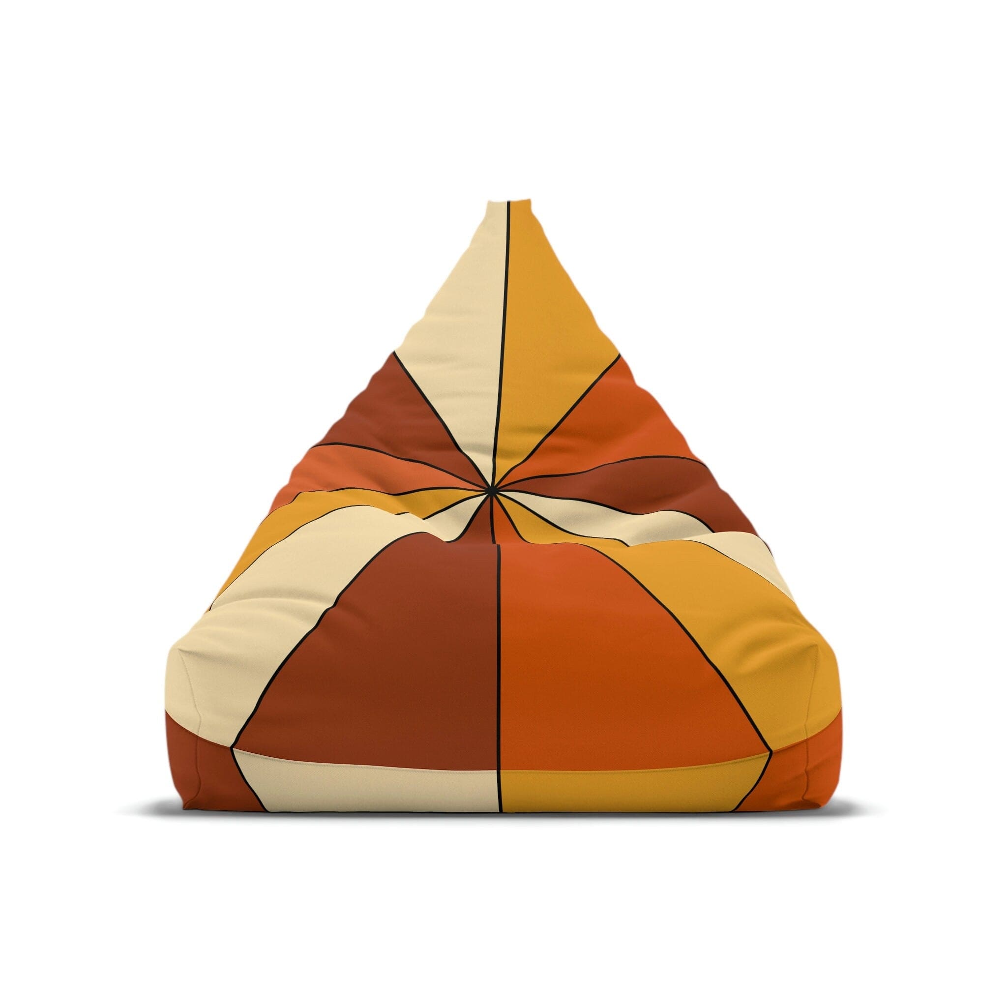 Kate McEnroe New York Mid Century Modern Retro 60, 70s Bean Bag Chair Cover, Hippie Bean Bag Cover for Teens and Adults, Mid Mod Lounge Room, Dorm Room Decor GiftBean Bag Chair Covers14093180989610173602