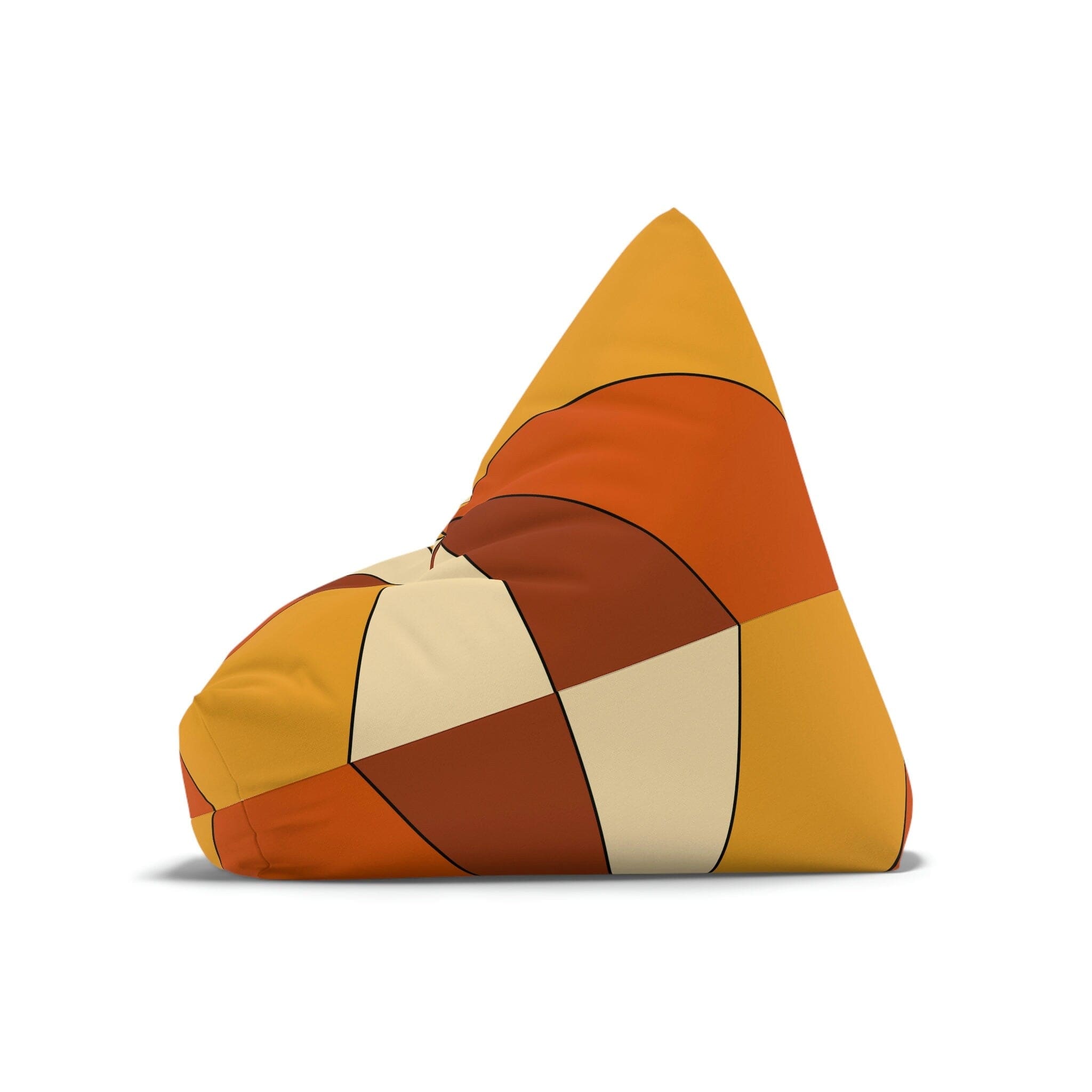 Kate McEnroe New York Mid Century Modern Retro 60, 70s Bean Bag Chair Cover, Hippie Bean Bag Cover for Teens and Adults, Mid Mod Lounge Room, Dorm Room Decor GiftBean Bag Chair Covers14093180989610173602