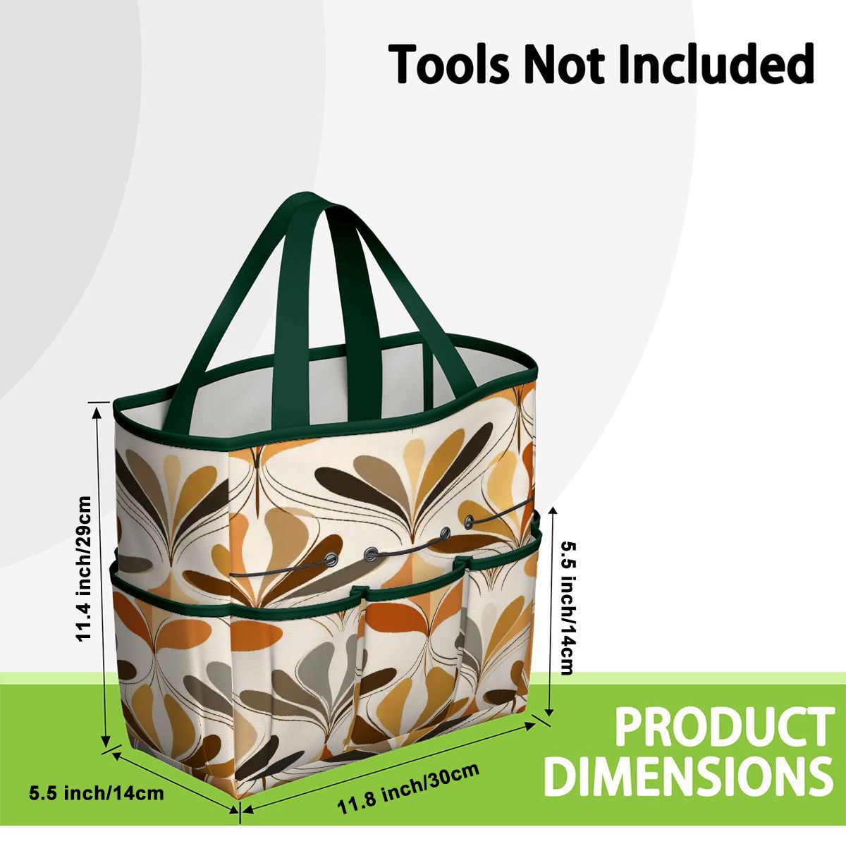 Kate McEnroe New York Mid Century Modern Retro 70s Mod Floral Garden Tool BagGarden Tool BaglsK2OT7mGm