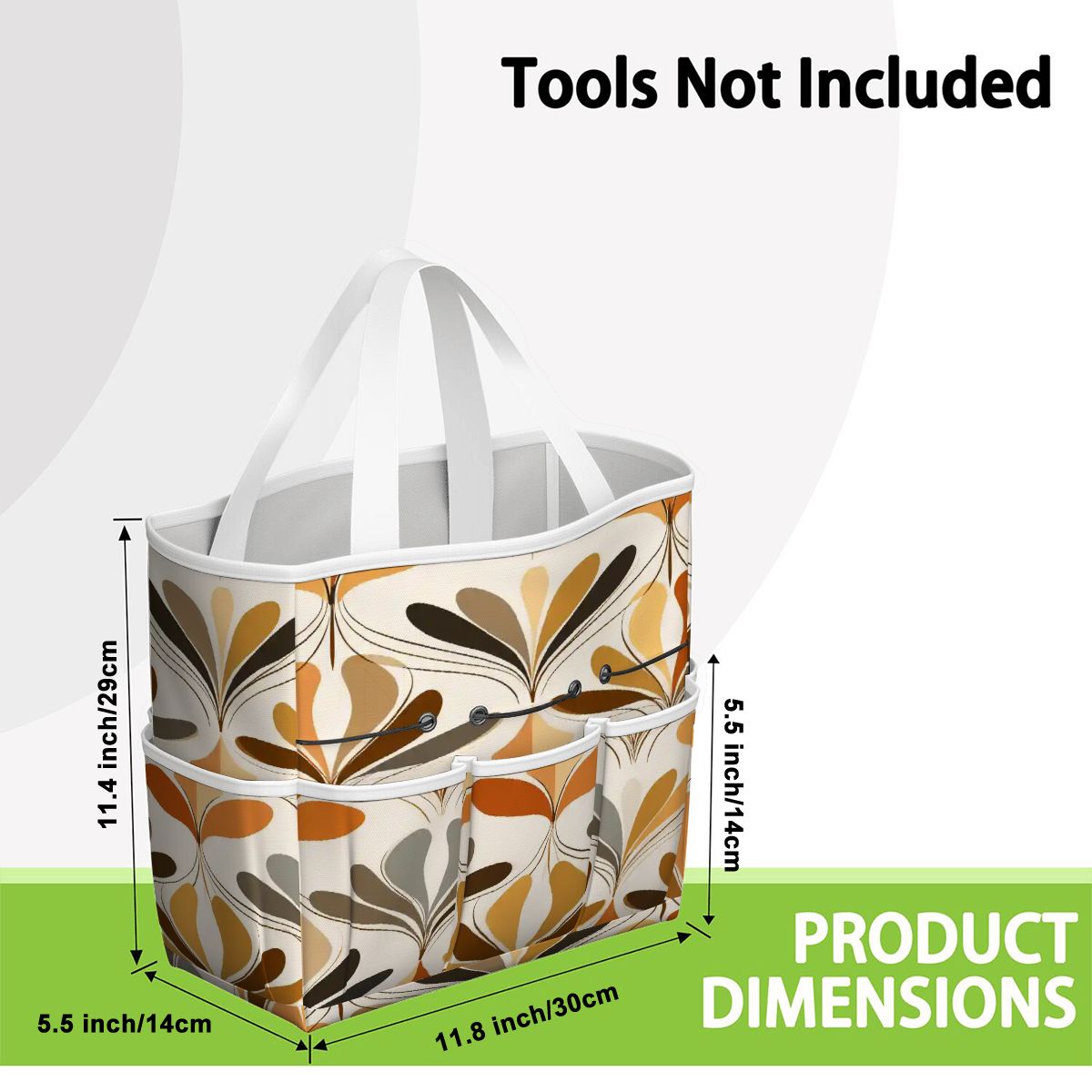 Kate McEnroe New York Mid Century Modern Retro 70s Mod Floral Garden Tool BagGarden Tool BaglsK2OT7mGm