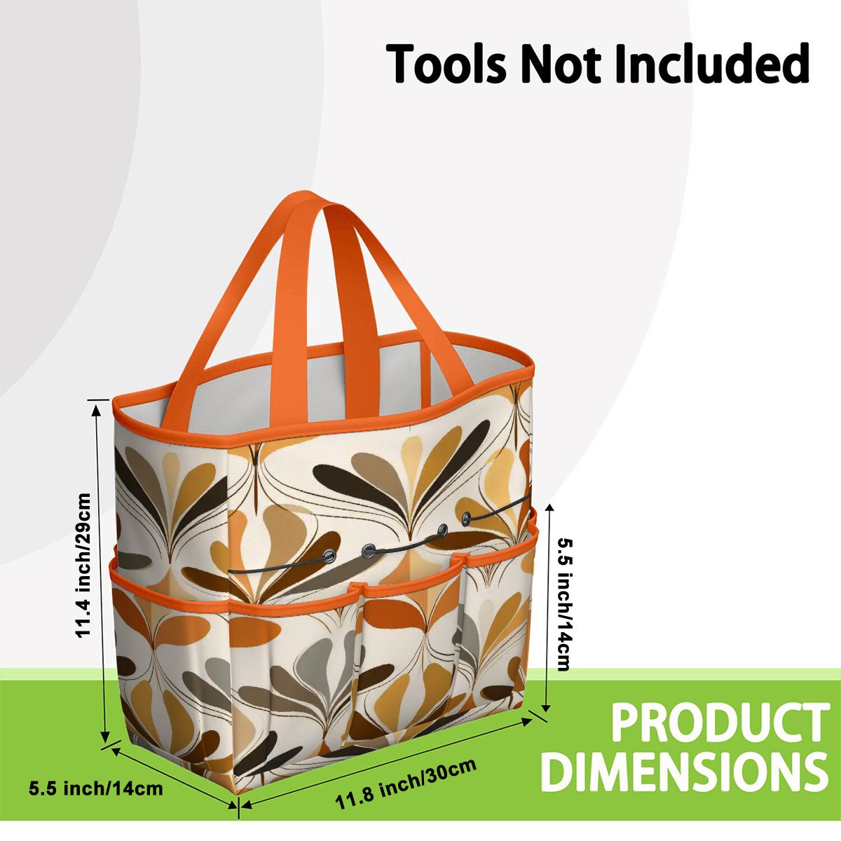 Kate McEnroe New York Mid Century Modern Retro 70s Mod Floral Garden Tool BagGarden Tool BaglsK2OT7mGm