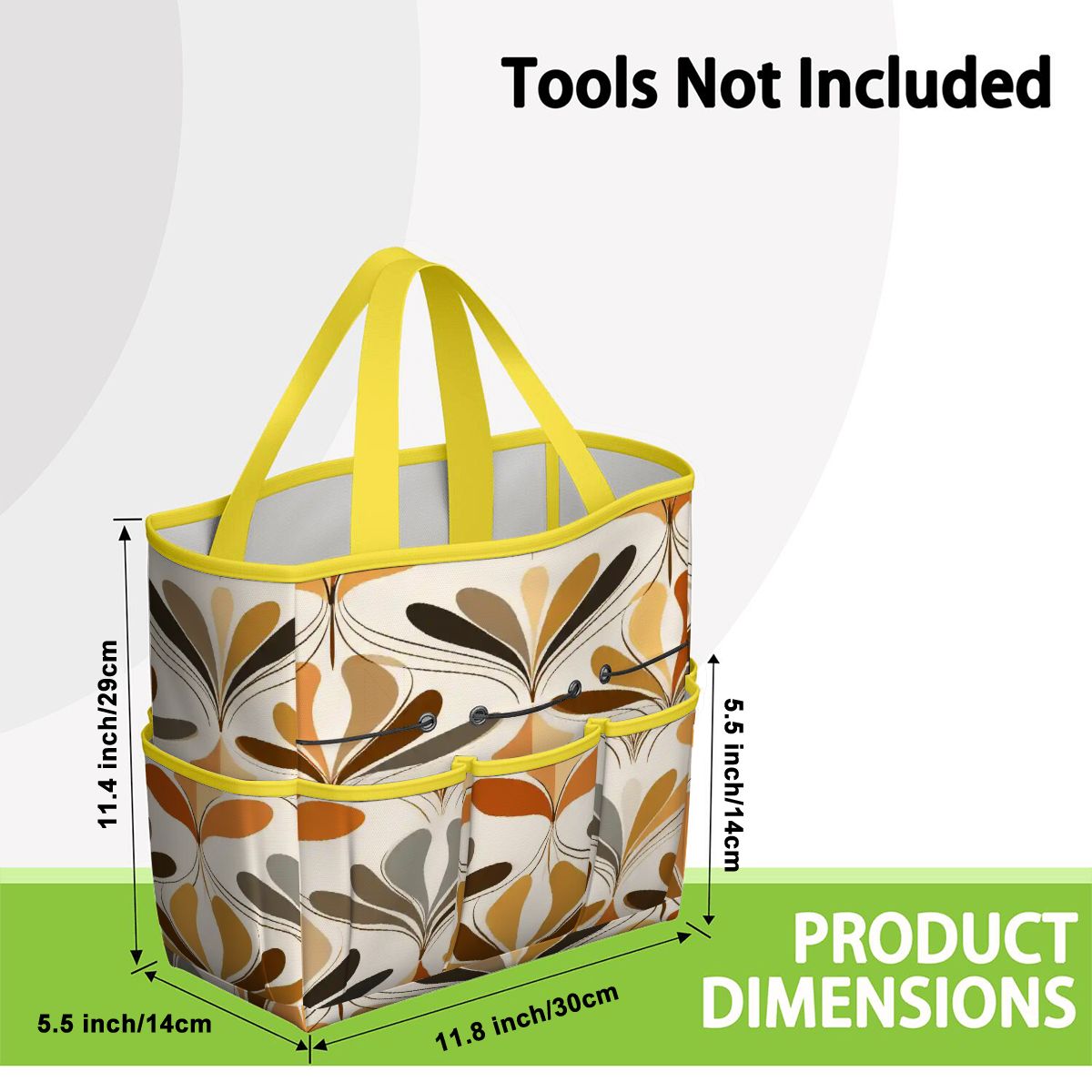 Kate McEnroe New York Mid Century Modern Retro 70s Mod Floral Garden Tool BagGarden Tool BaglsK2OT7mGm