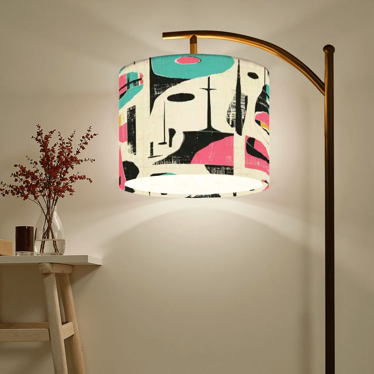 Kate McEnroe New York Mid Century Modern Retro Abstract Lamp ShadeLamp ShadesIB8SJaJvhz