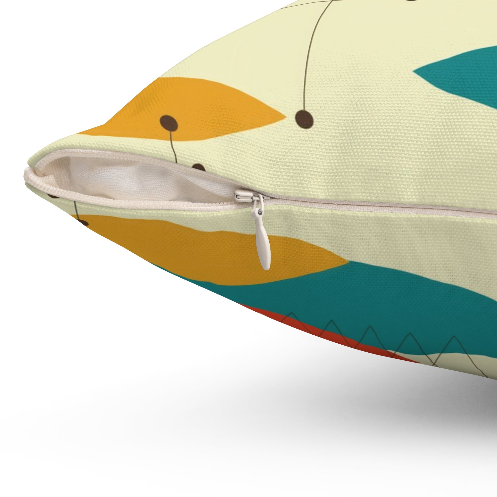 Kate McEnroe New York Mid Century Modern Retro Abstract Ovals 1950s Throw PillowThrow Pillows16486491927715107904