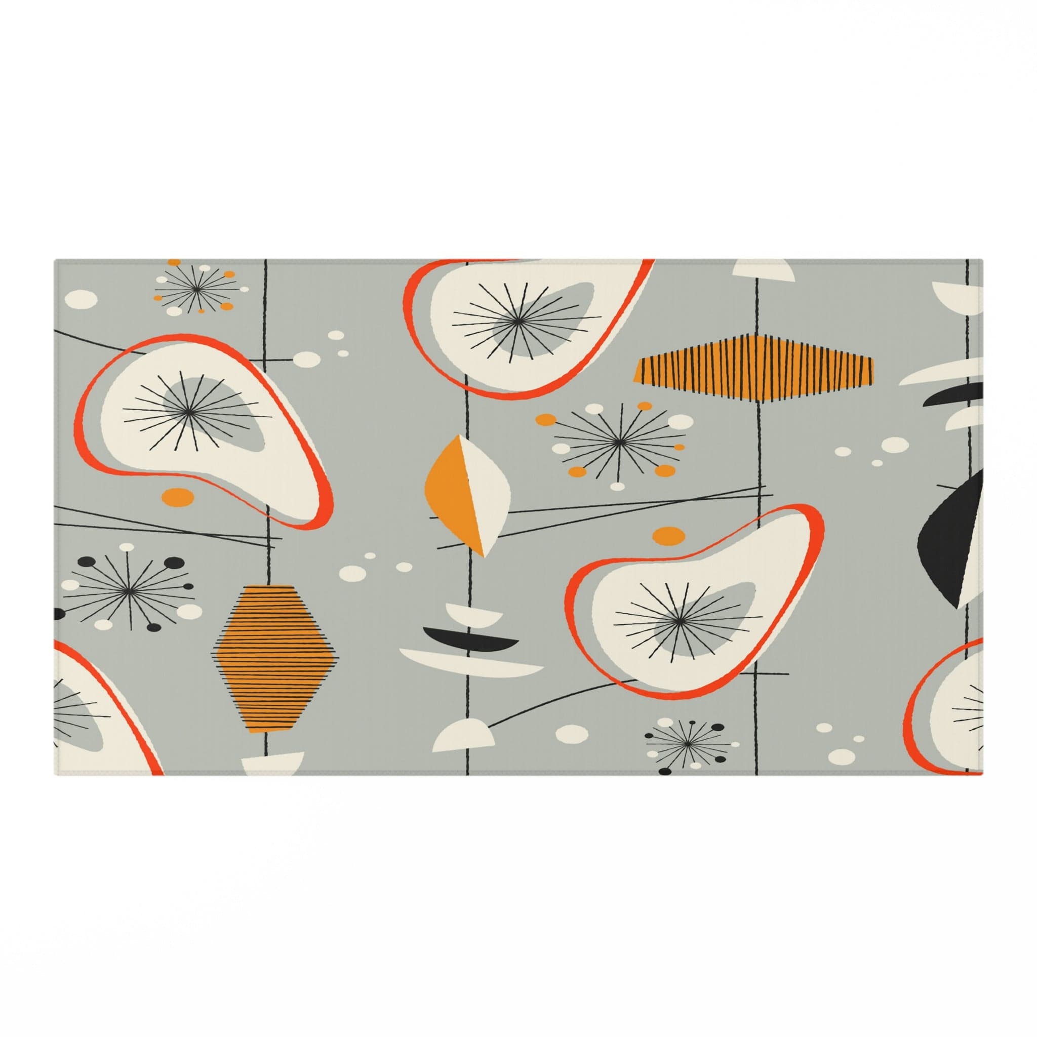 Kate McEnroe New York Mid Century Modern Retro Amoeba Starbust 1950s Area RugRugs10442153904631768761