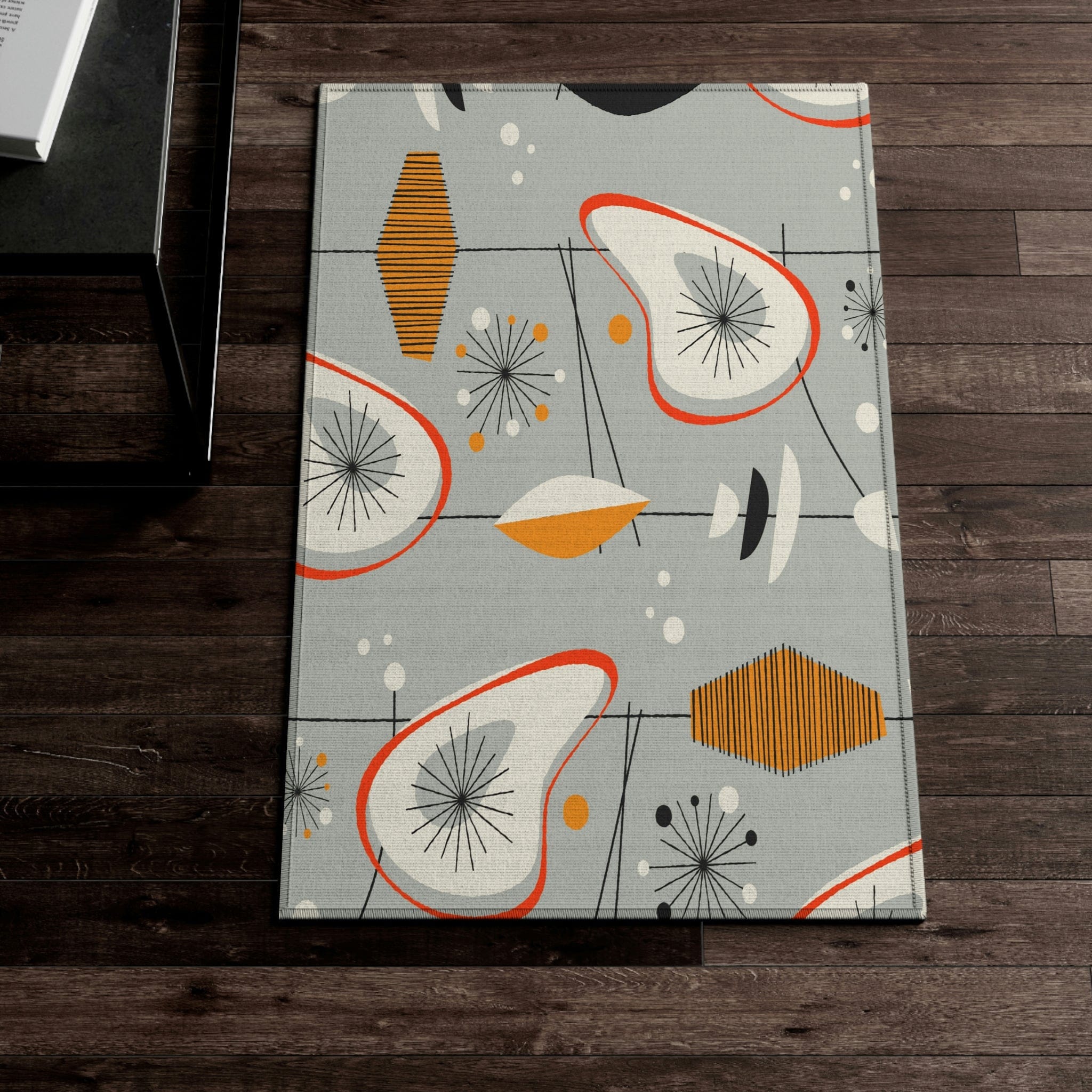 Kate McEnroe New York Mid Century Modern Retro Amoeba Starbust 1950s Area RugRugs22761997417763600990