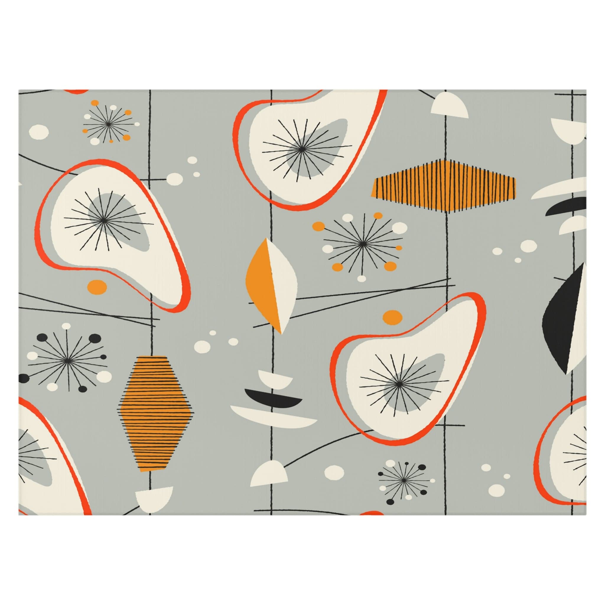 Kate McEnroe New York Mid Century Modern Retro Amoeba Starbust 1950s Area RugRugs44610237419328687512