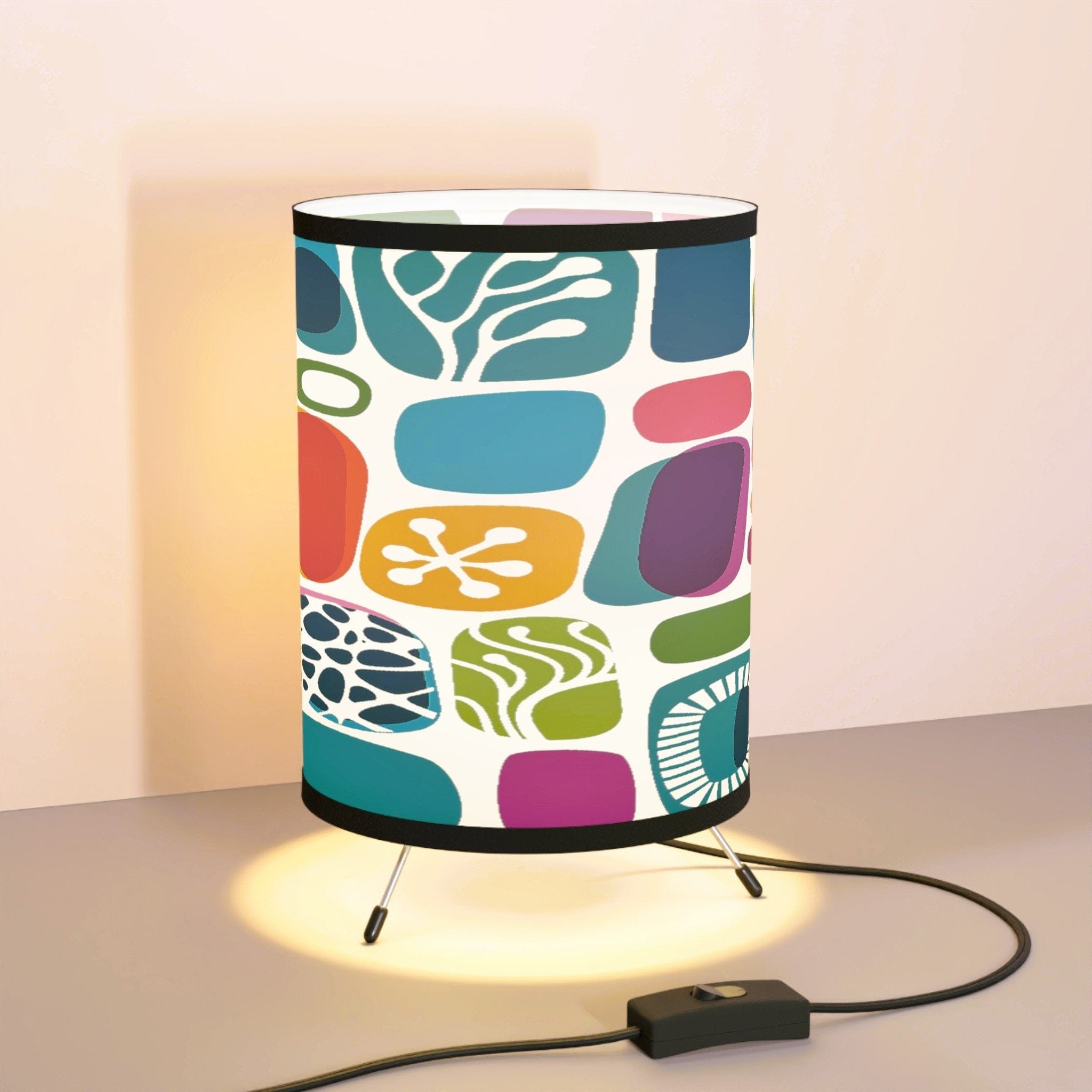 Kate McEnroe New York Mid Century Modern Retro Amoeba Tripod Table LampLamps25561459383079364304