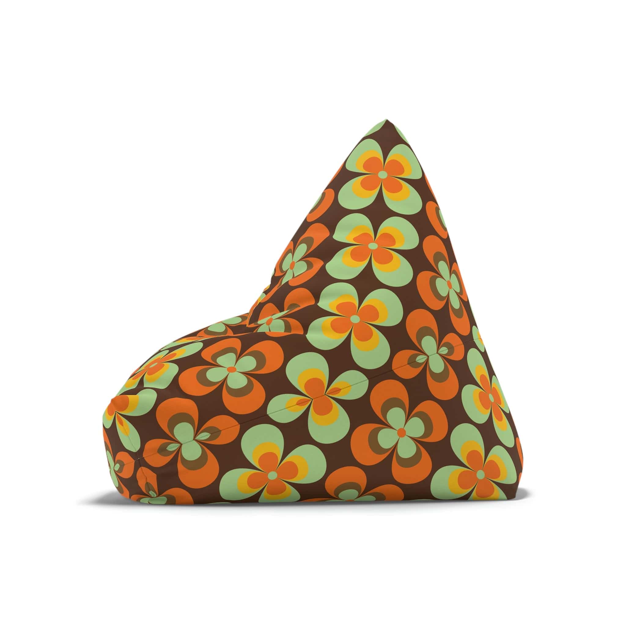 Kate McEnroe New York Mid Century Modern Retro Daisy Floral Bean Bag Chair CoverBean Bag Chair Covers32145167885072189389