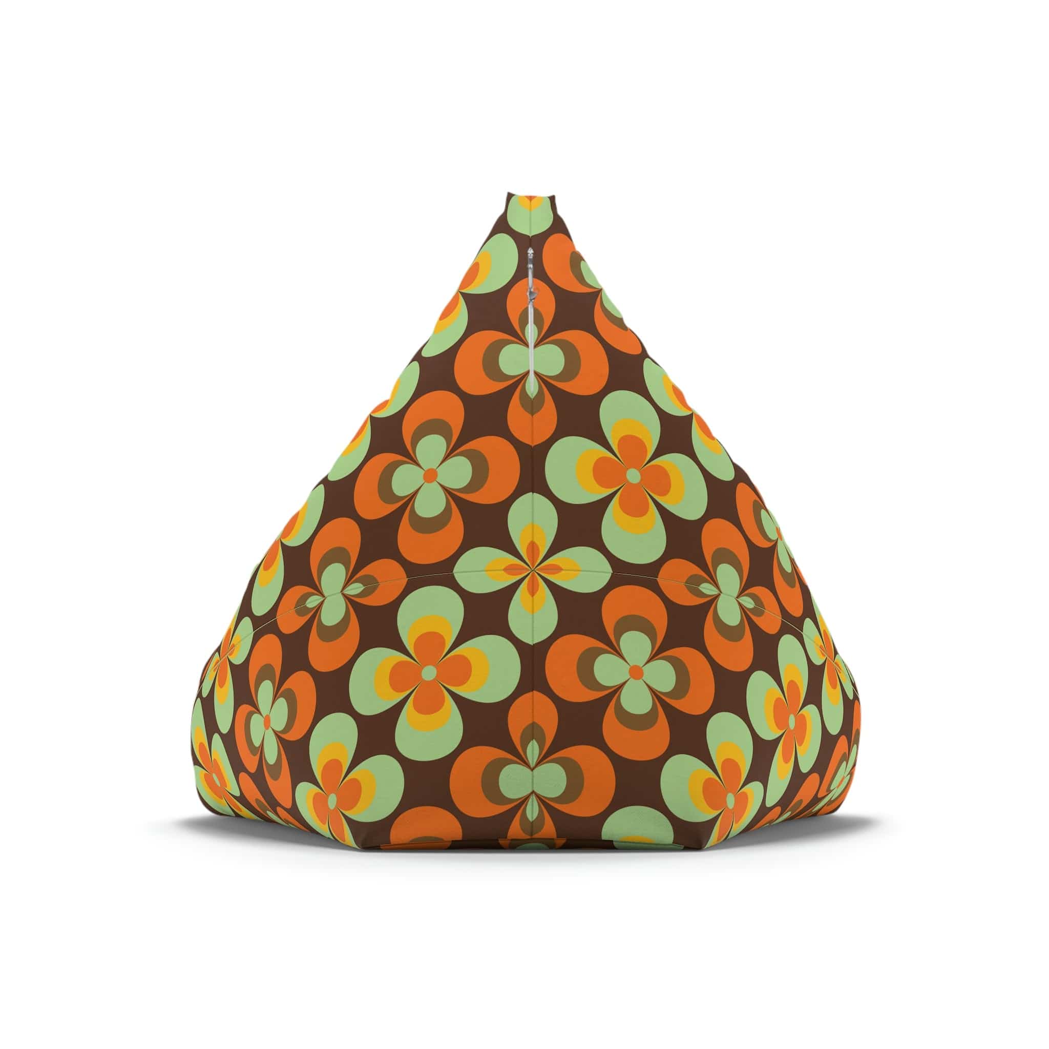 Kate McEnroe New York Mid Century Modern Retro Daisy Floral Bean Bag Chair CoverBean Bag Chair Covers32145167885072189389