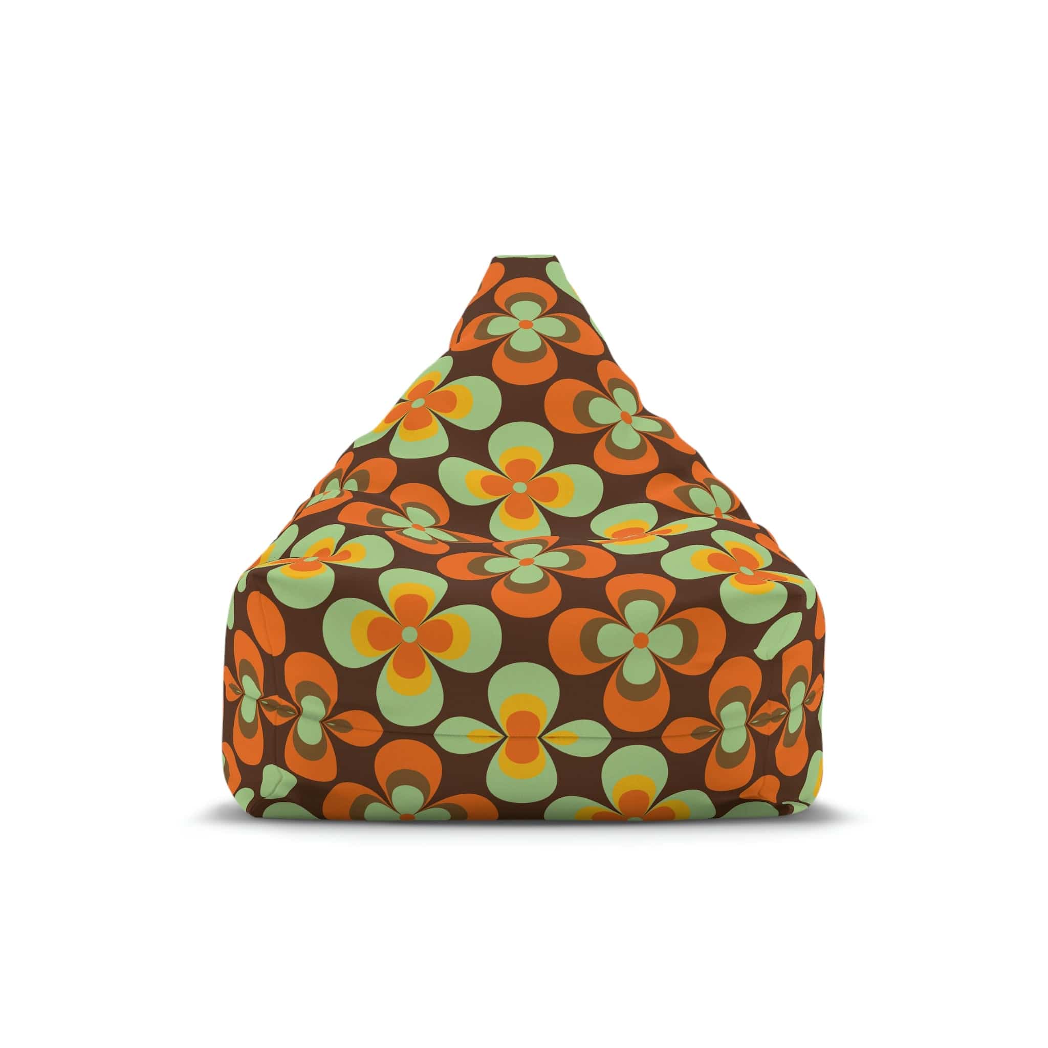 Kate McEnroe New York Mid Century Modern Retro Daisy Floral Bean Bag Chair CoverBean Bag Chair Covers40889796322422892369