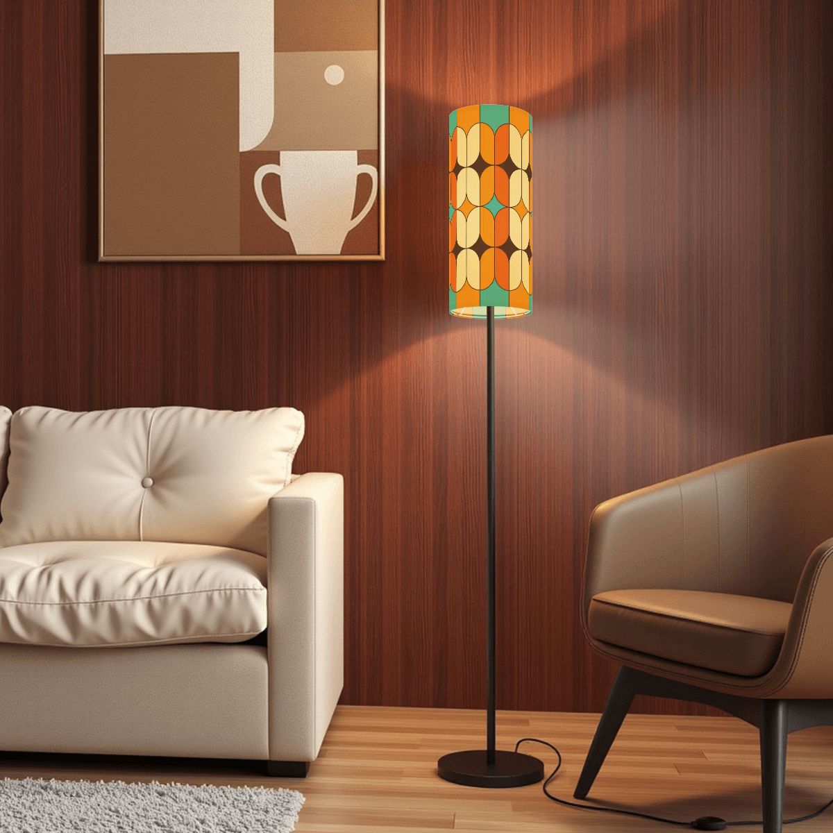 Kate McEnroe New York Mid Century Modern Retro Geometric Cylinder Lamp ShadeLamp Shades30Dr4Zxy9t