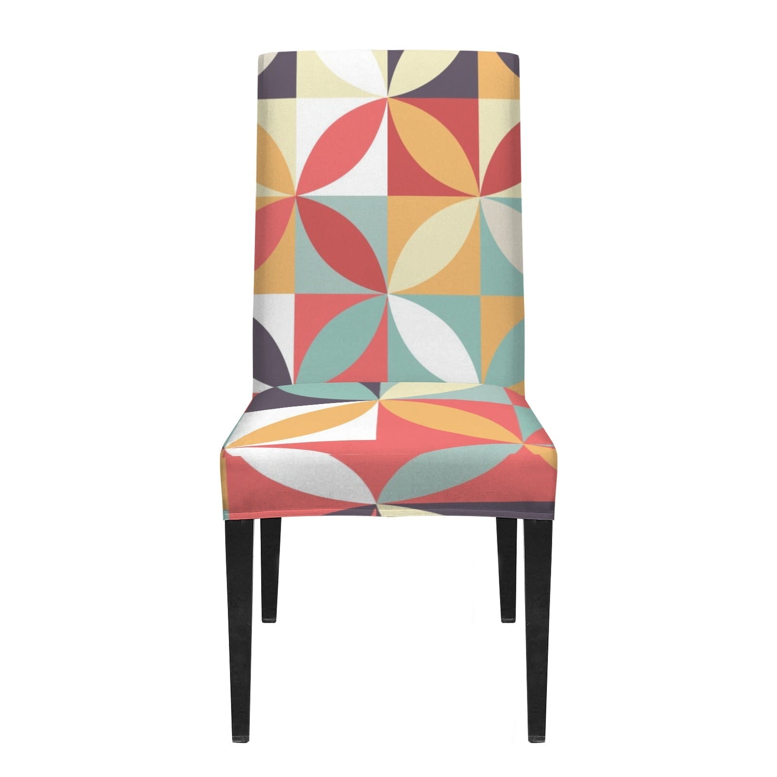 Kate McEnroe New York Mid Century Modern Retro Geometric Dining Chair CoverChair SlipcoversD3301050