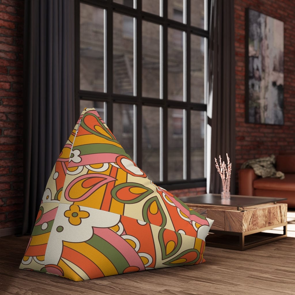 Kate McEnroe New York Mid Century Modern Retro Groovy Bean Bag Chair CoverBean Bag Chair Covers33398390054098361665