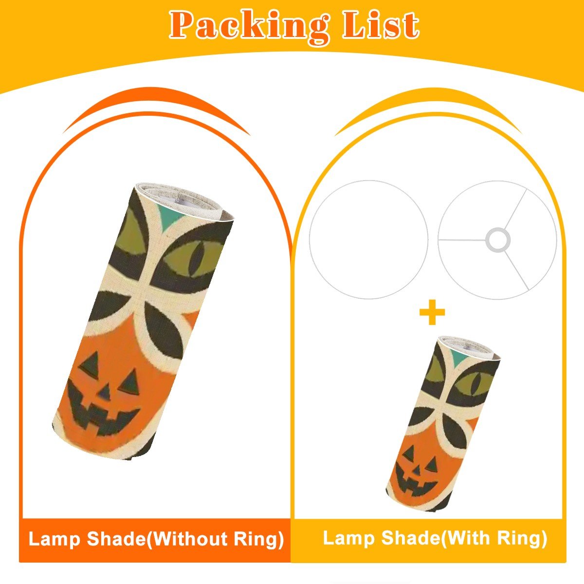 Kate McEnroe New York Mid Century Modern Retro Halloween Drum Lamp ShadeLamp ShadessicuU5cYMV