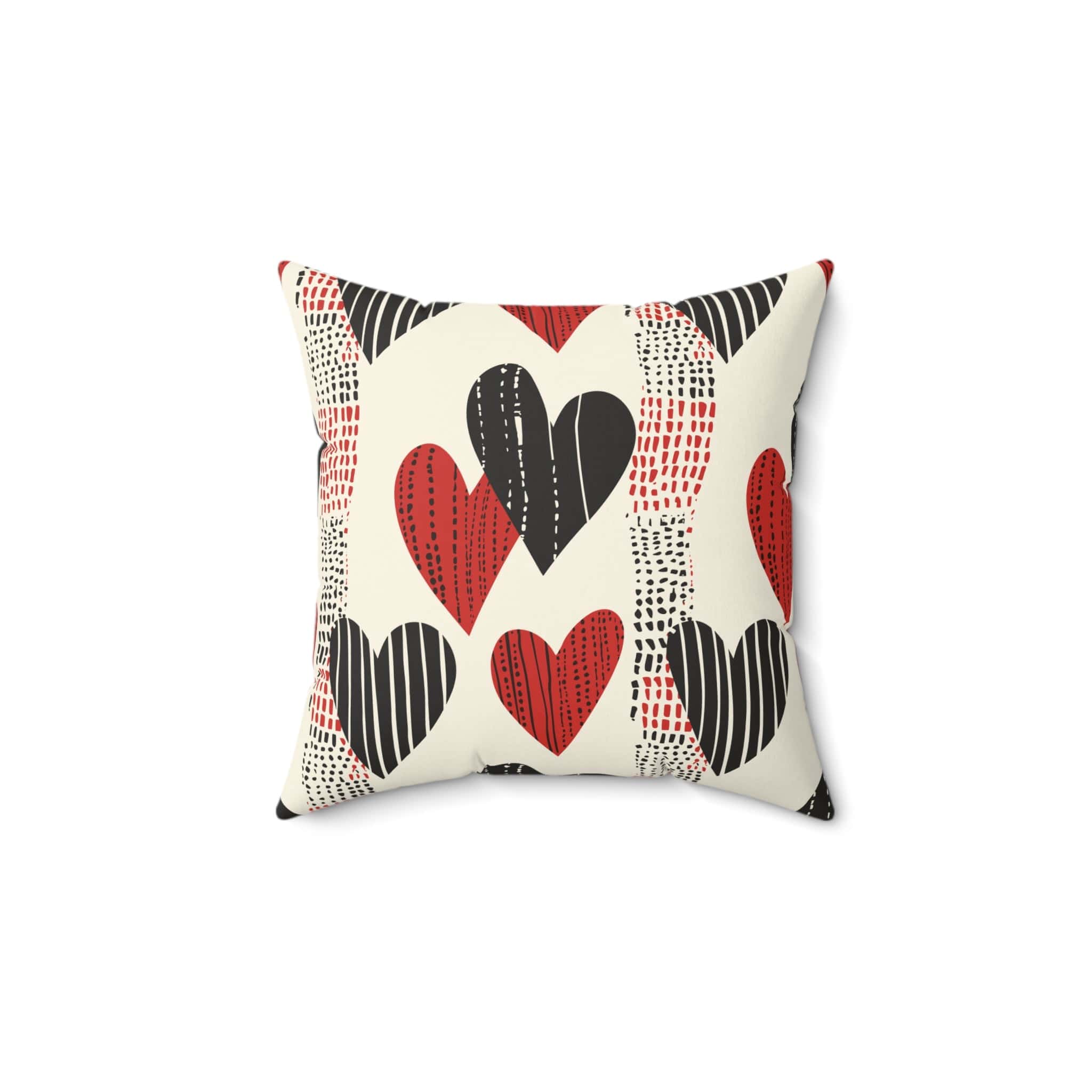 Kate McEnroe New York Mid Century Modern Retro Love Heart Throw PillowThrow Pillows10064209268456163988