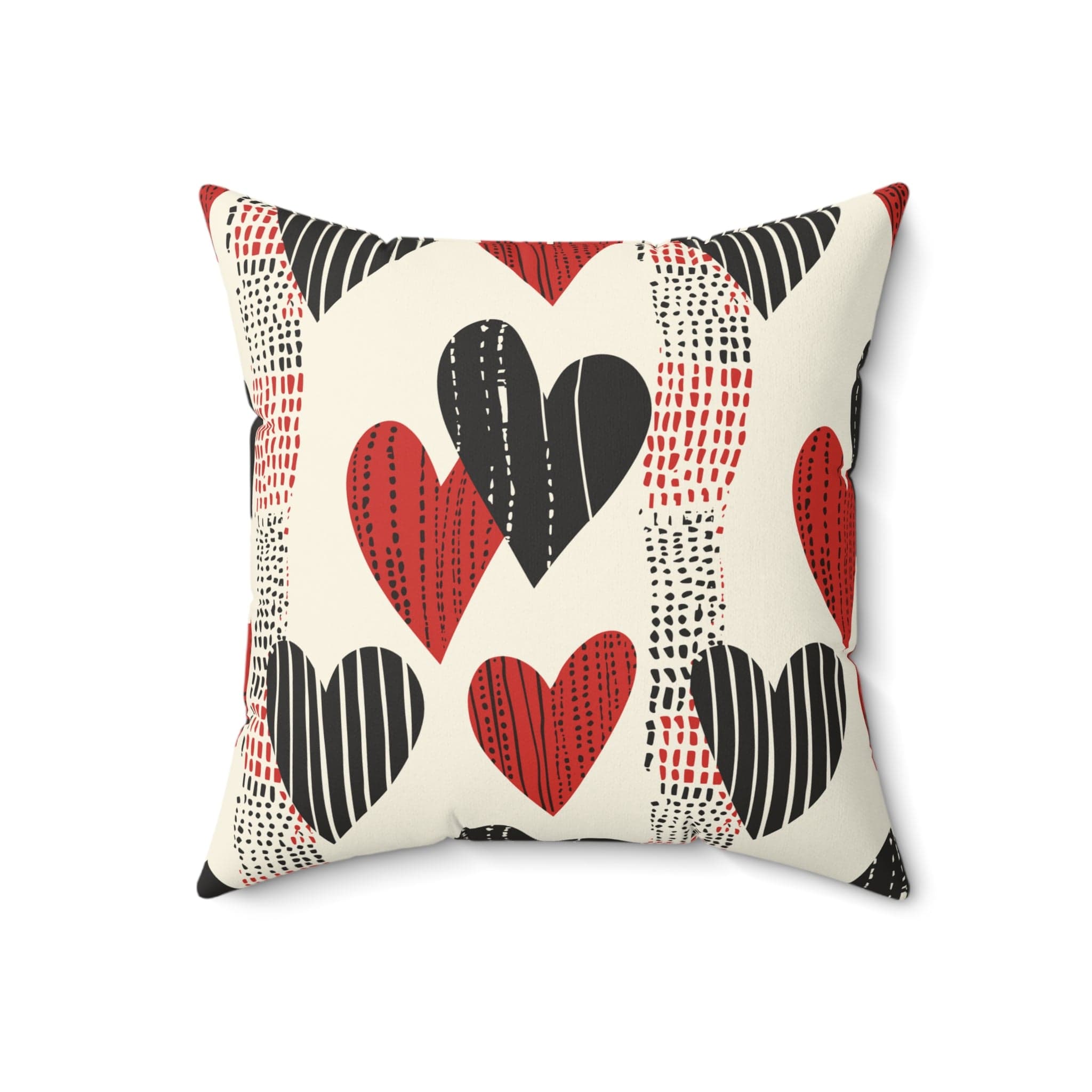 Kate McEnroe New York Mid Century Modern Retro Love Heart Throw PillowThrow Pillows10064209268456163988