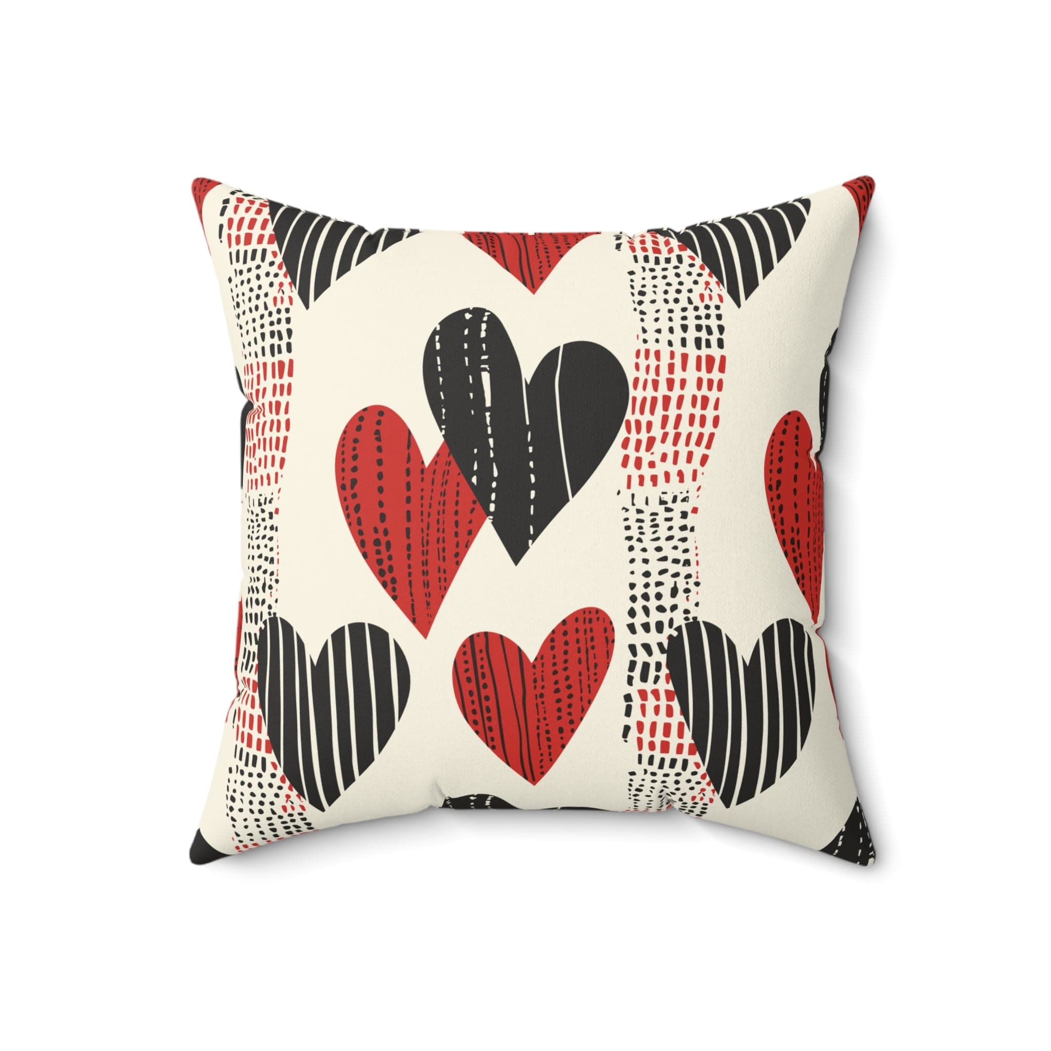 Kate McEnroe New York Mid Century Modern Retro Love Heart Throw PillowThrow Pillows28017301002910332269
