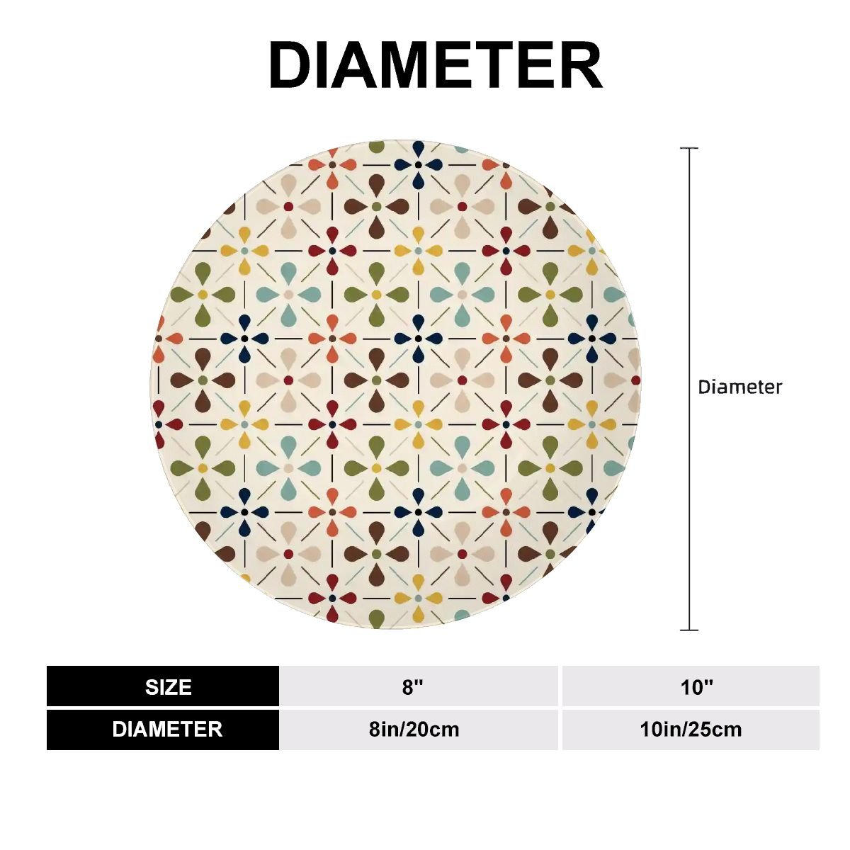 Kate McEnroe New York Mid Century Modern Retro Scandinavian Floral Decorative PlateDecorative Plates1o4bmlpt_003