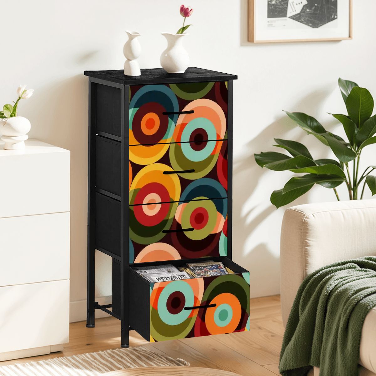 Kate McEnroe New York Mid Century Modern Retro Vintage Orbs DresserDressersyYBqZJkO4J