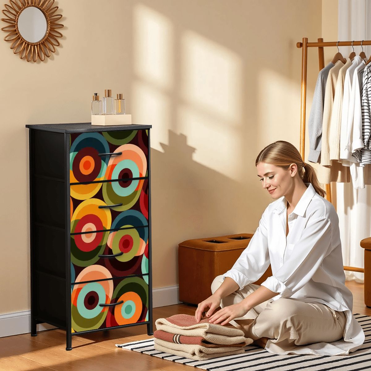 Kate McEnroe New York Mid Century Modern Retro Vintage Orbs DresserDressersyYBqZJkO4J