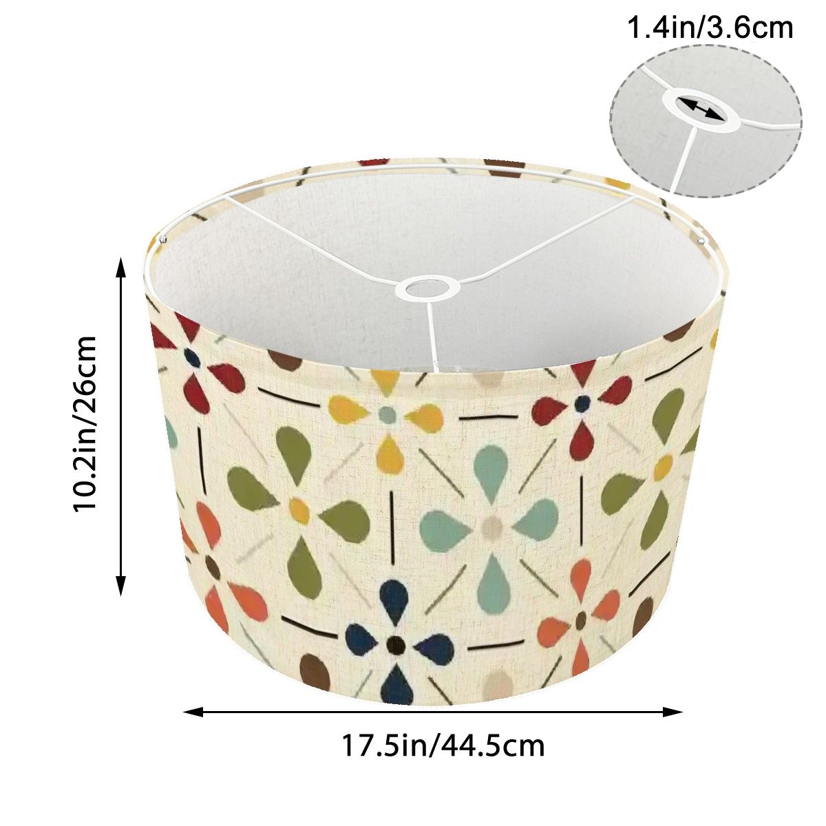 Kate McEnroe New York Mid Century Modern Scandinavian Danish Floral Tripod Floor LampTripod Floor LampsnpiGHNEhIzj